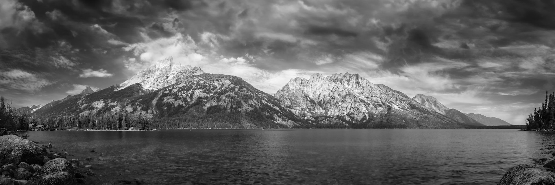 Grand Tetons - Jenny Lake Panorama (1:3)