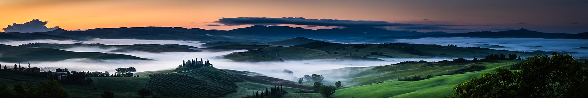 Tuscany - Veiled in Morning Fog (1:6)
