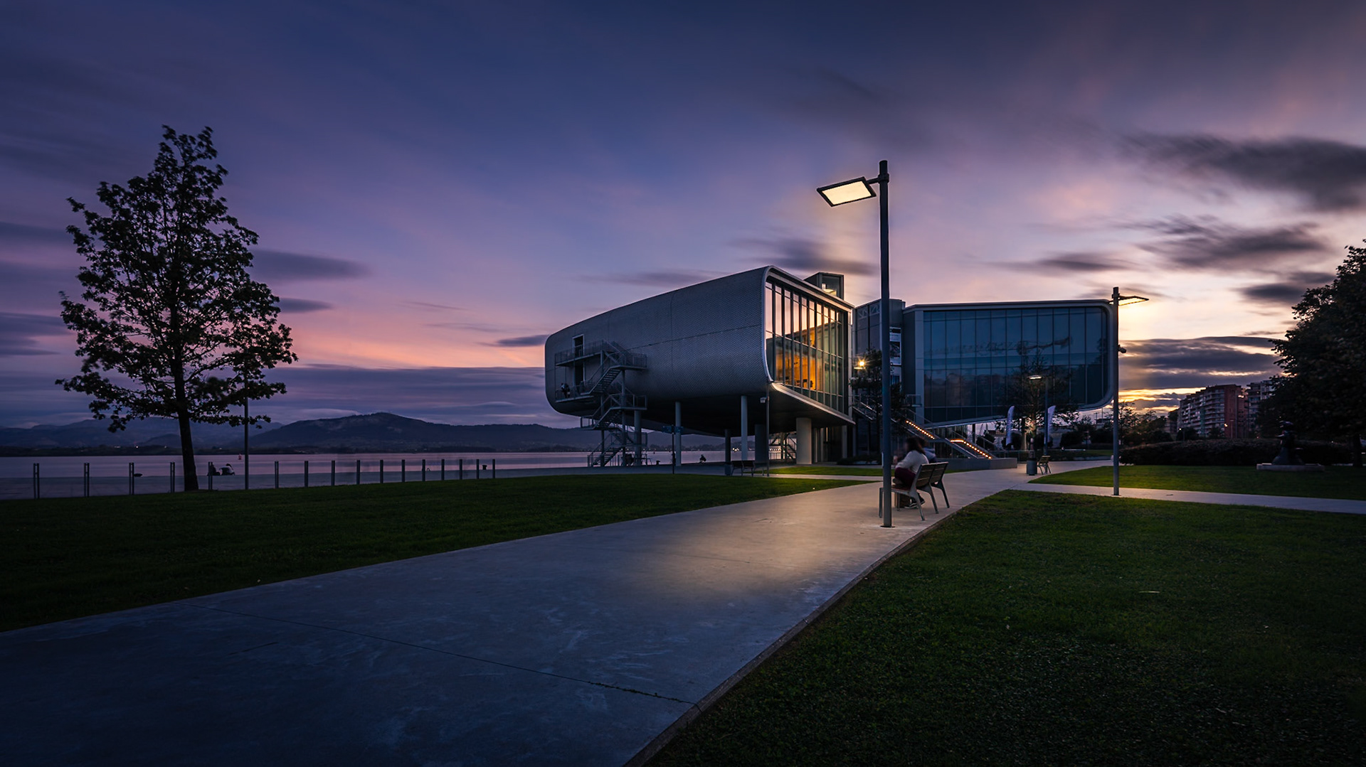 Port of Santander - Late Evening by the Botin Center (16:9)