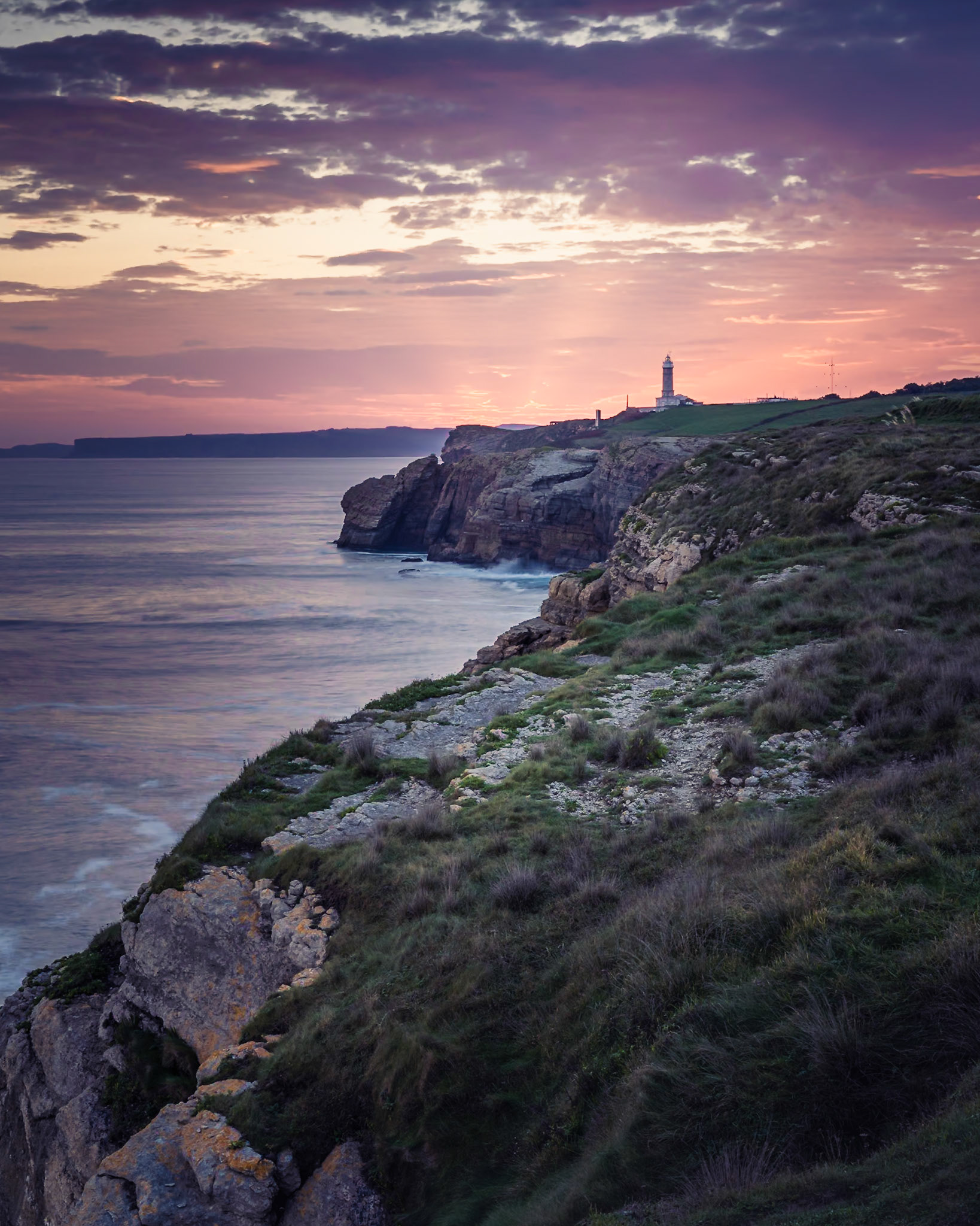 Cabo Mayor Lighthouse - Violet Before Dawn (5:4)