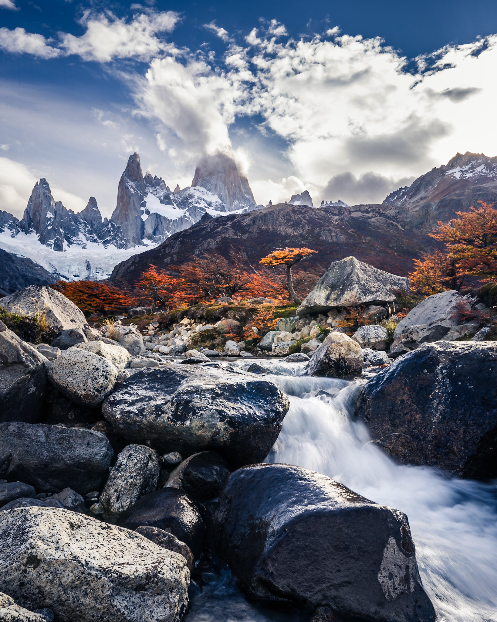 Fitz Roy - Through the Boulder Stream (5:4)
