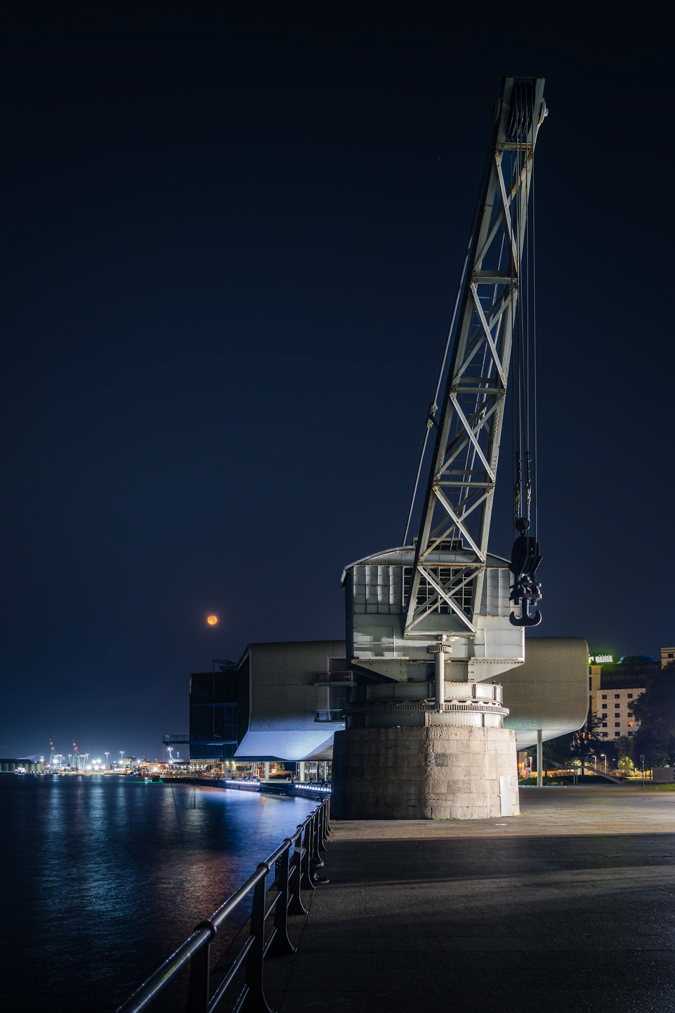 Port of Santander - 'Stone' Crane Before Dawn (3:2)