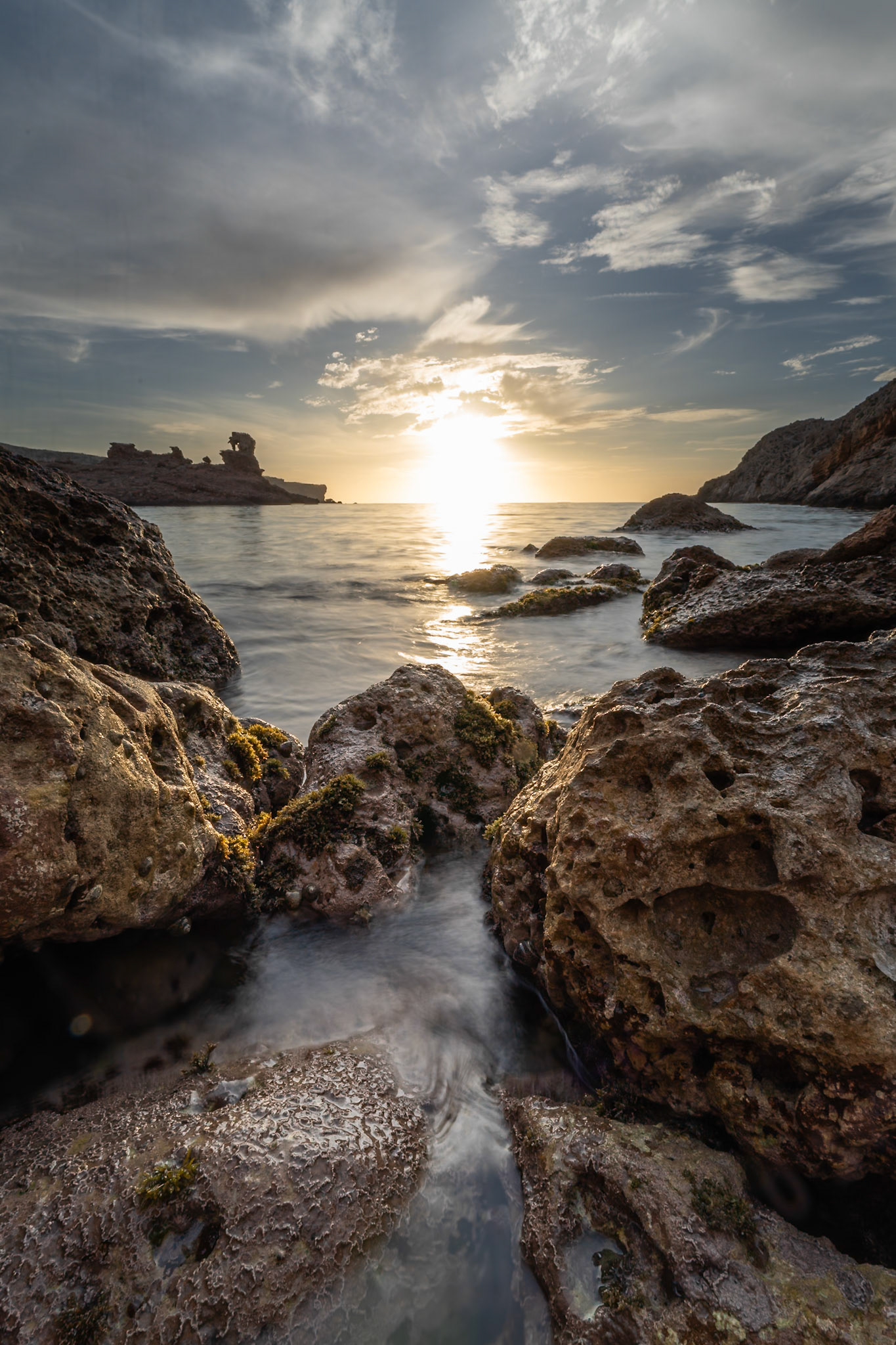 Cala Morell - Sunlit Inlet (3:2)