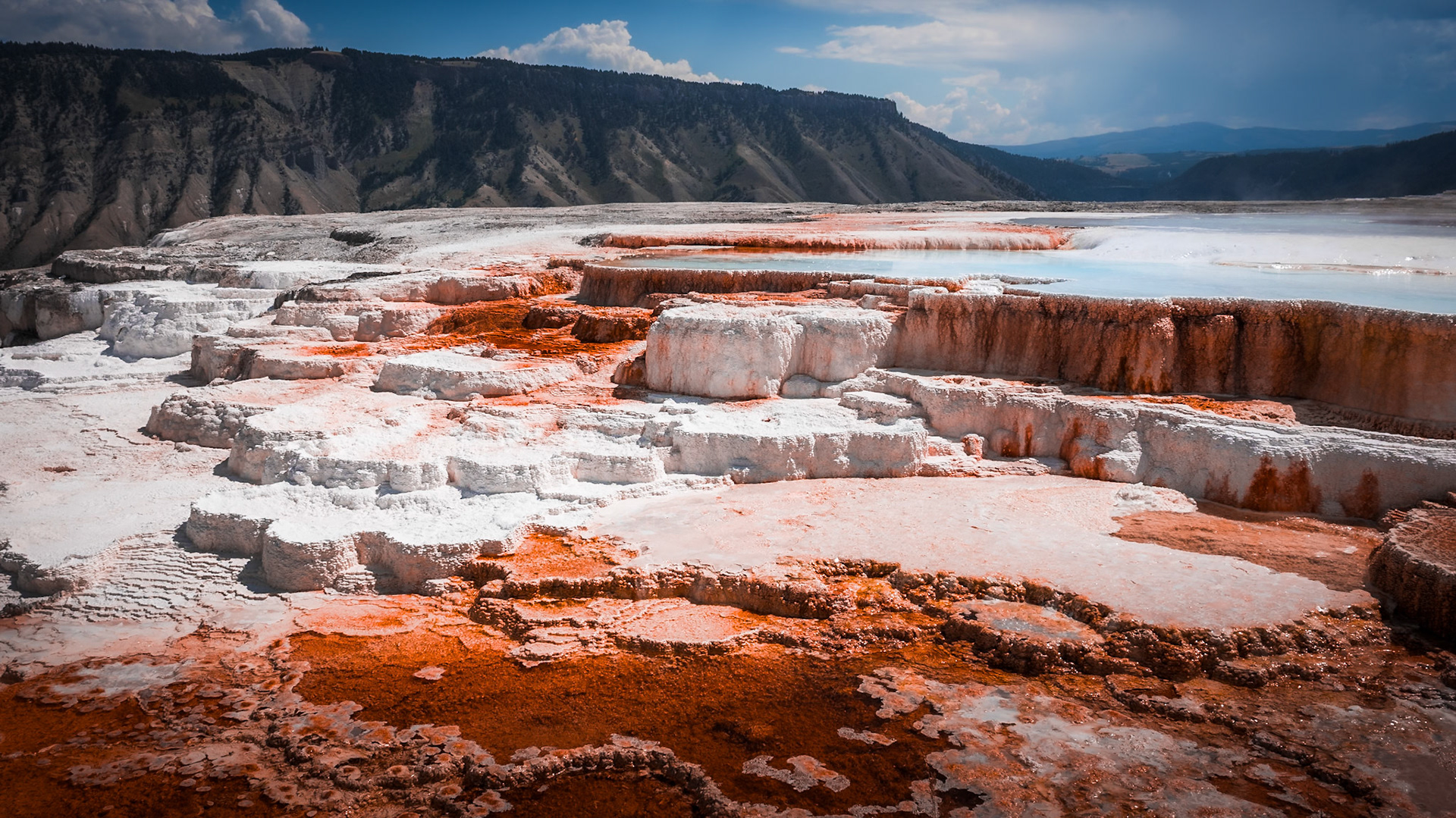 Yellowstone - Mammoth Springs (9:16)