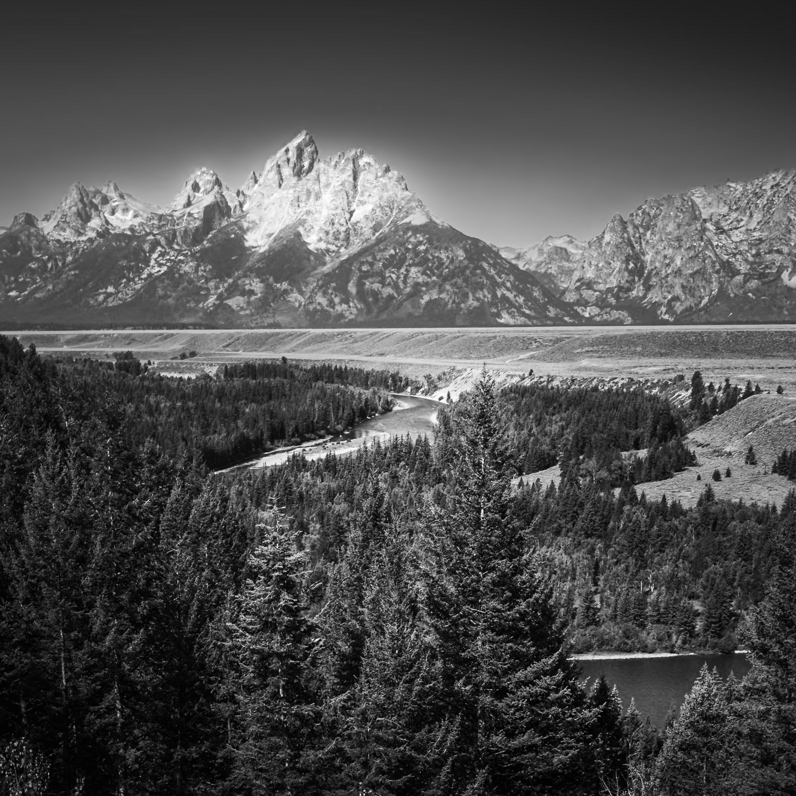 Grand Tetons - The Peaks and the Snake River (1:1)