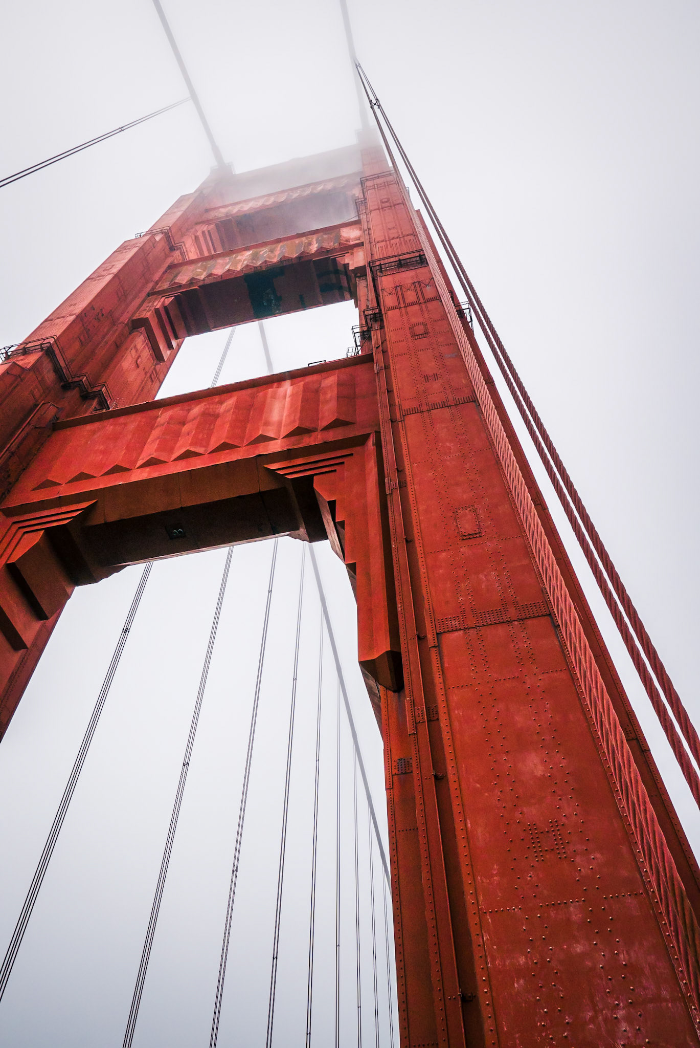 Golden Gate Bridge - Ascent into Fog (3:2)