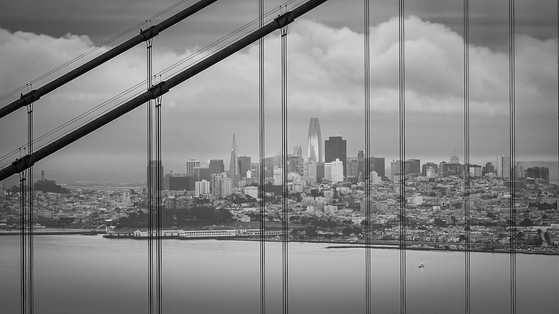 San Francisco - Downtown from Across the Bay (9:16)