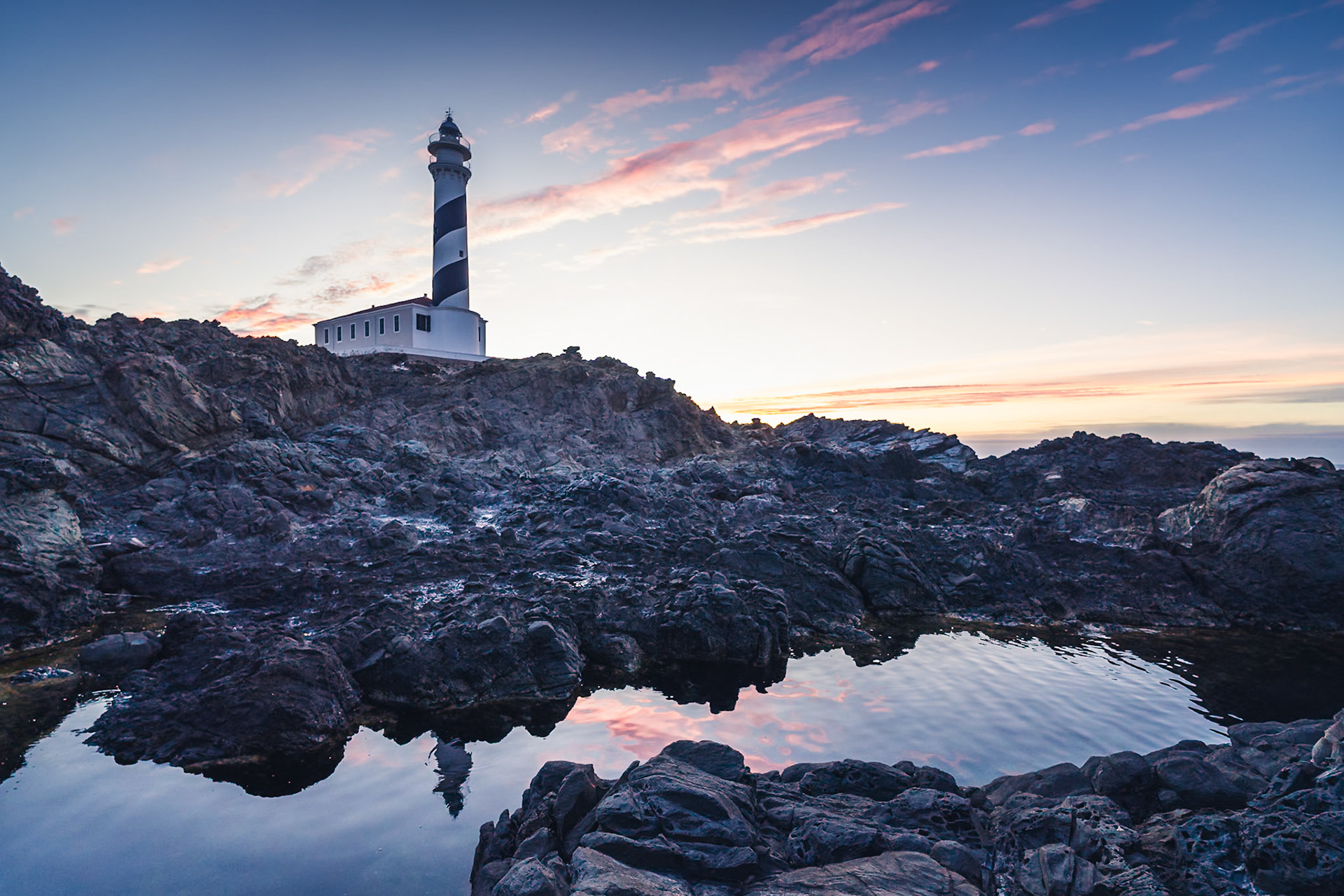 Favàritx Lighthouse - Reflected Dusk (2:3)