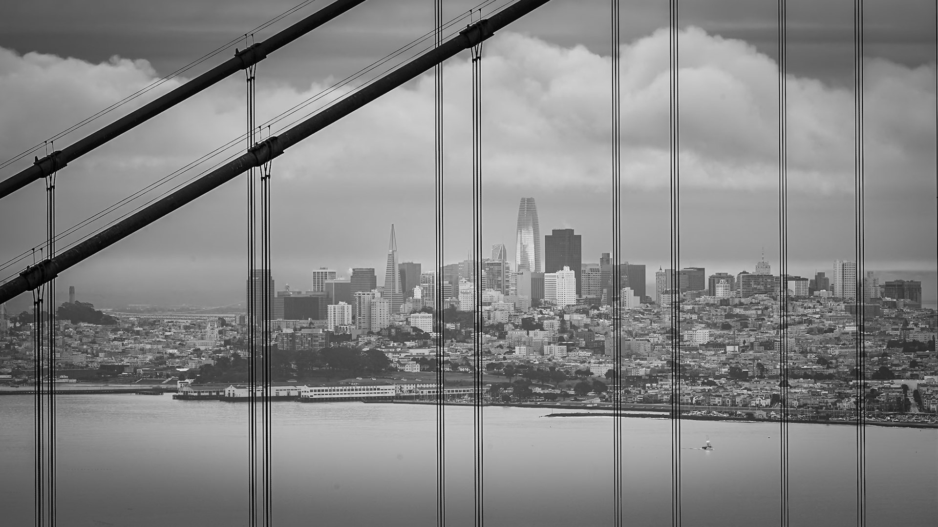 San Francisco - Downtown from Across the Bay (16:9)