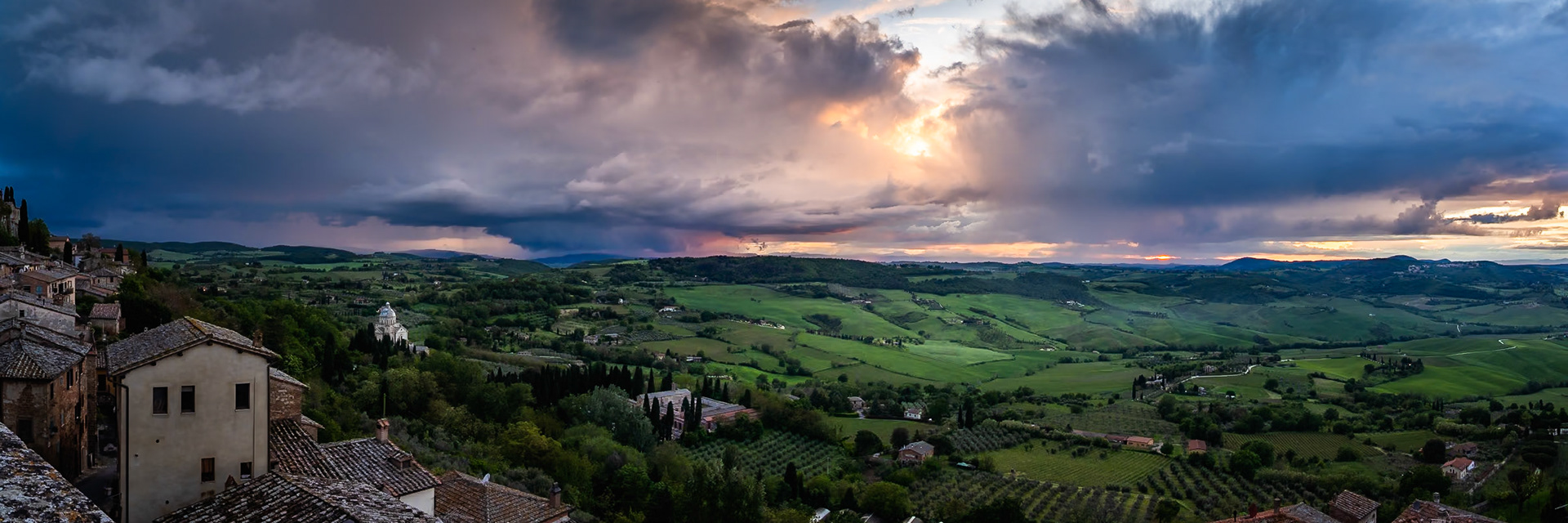 Tuscany - Distant Storm from Montepulciano (1:3)