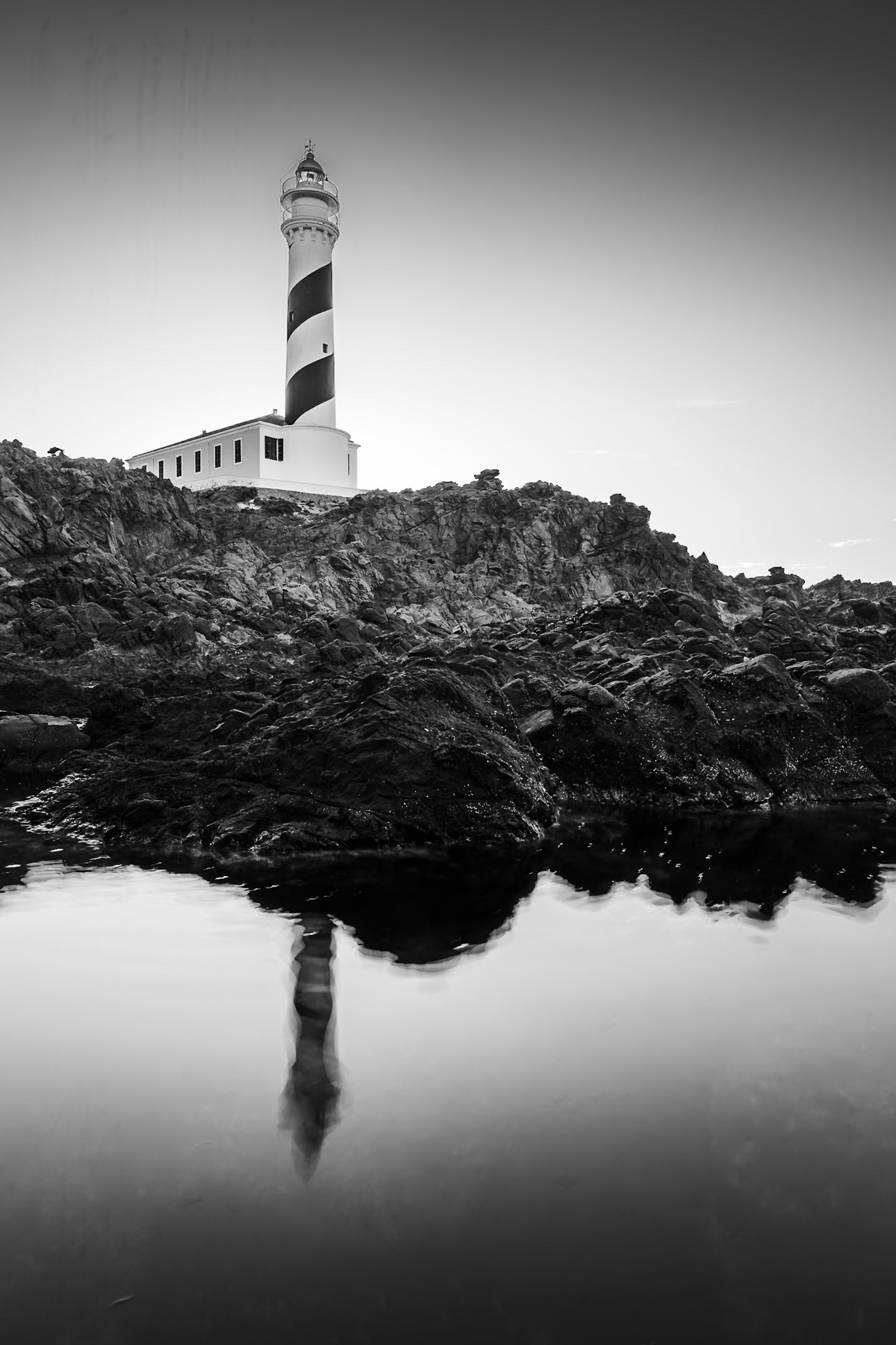 Favàritx Lighthouse - Reflected Tower (3:2)