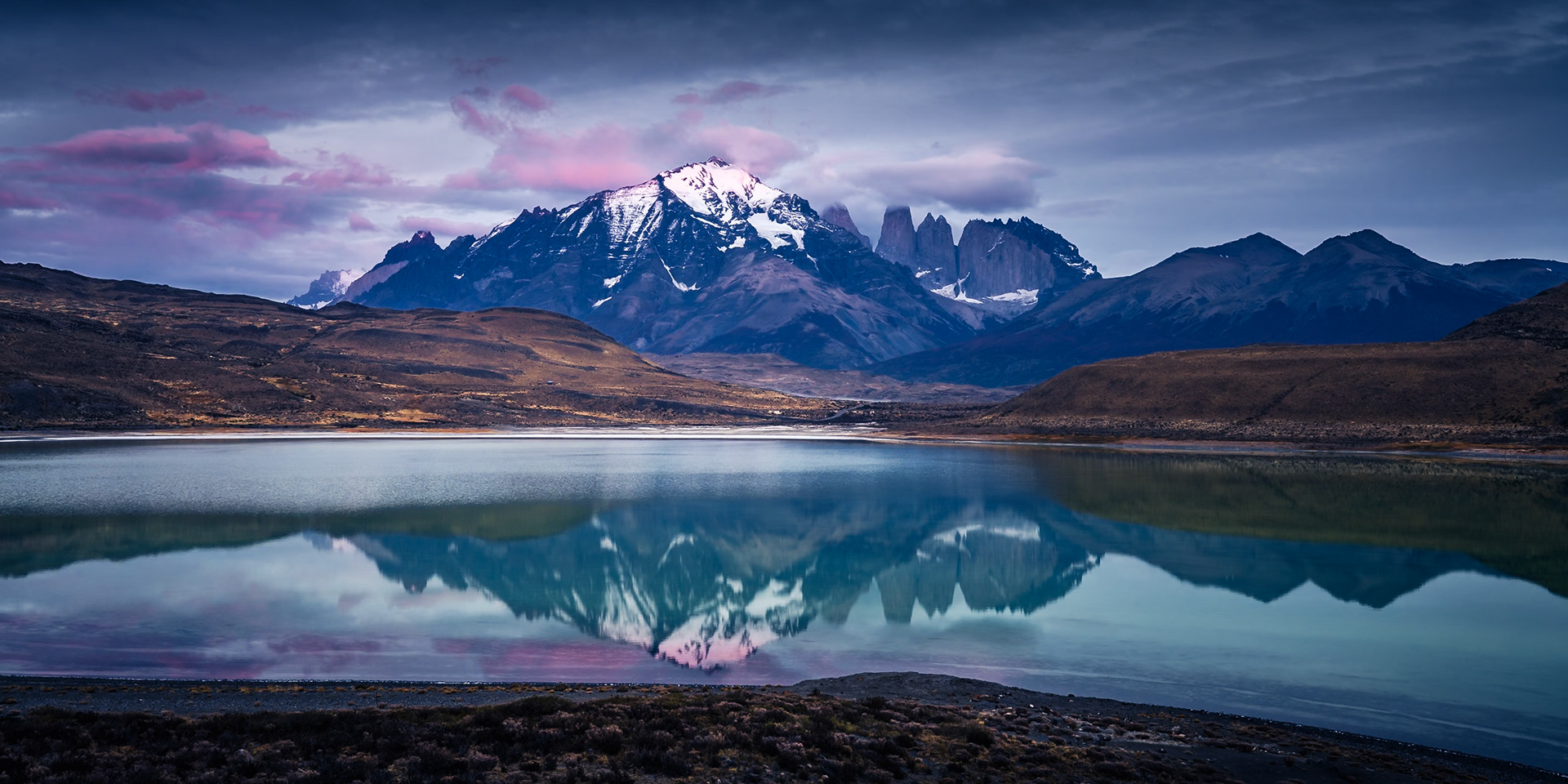 Torres del Paine - Reflections of the Drowned Valley (1:2)