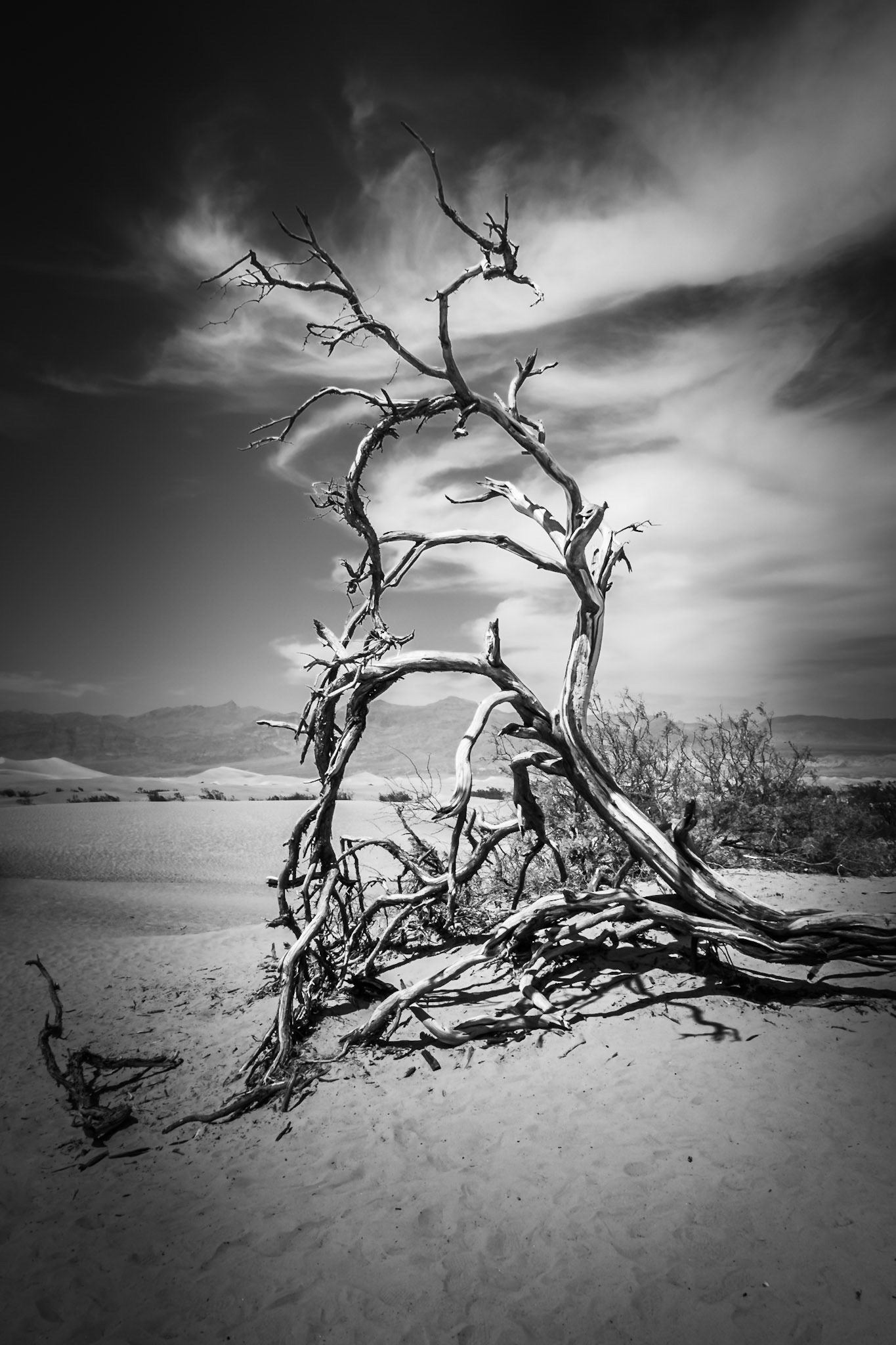 Death Valley - Combing Clouds (3:2)