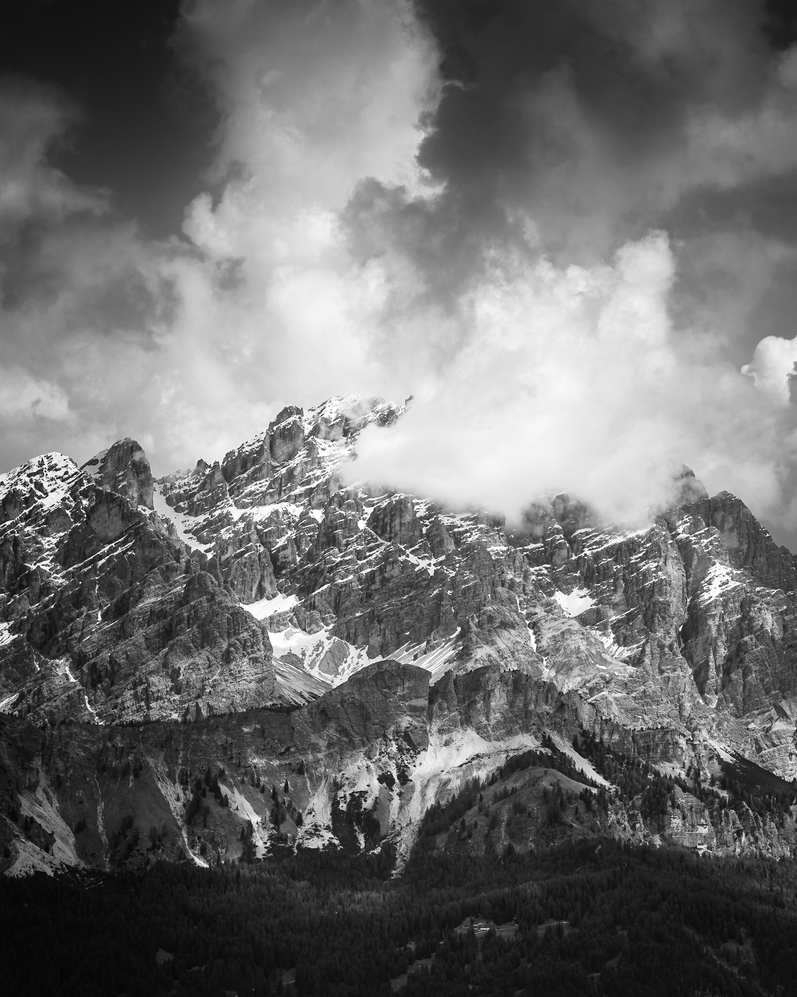 Dolomites - Hiding in the Clouds (5:4)