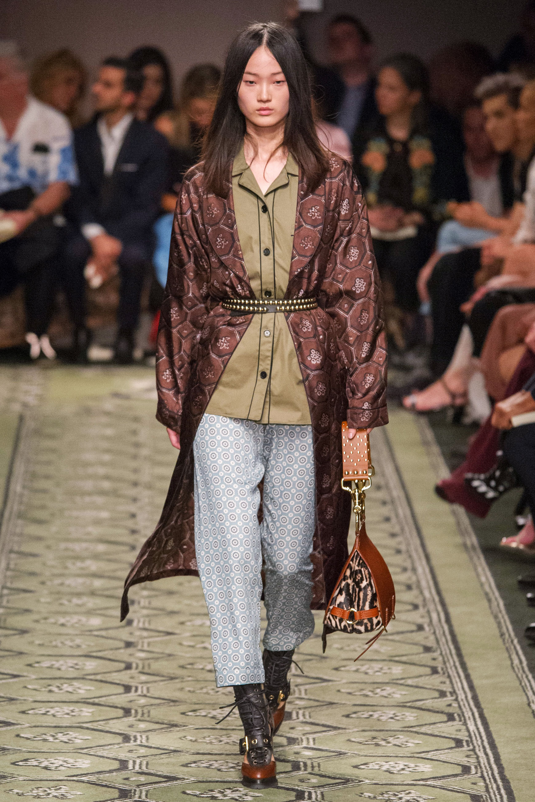 Burberry fall 2016 show fabric inspiration