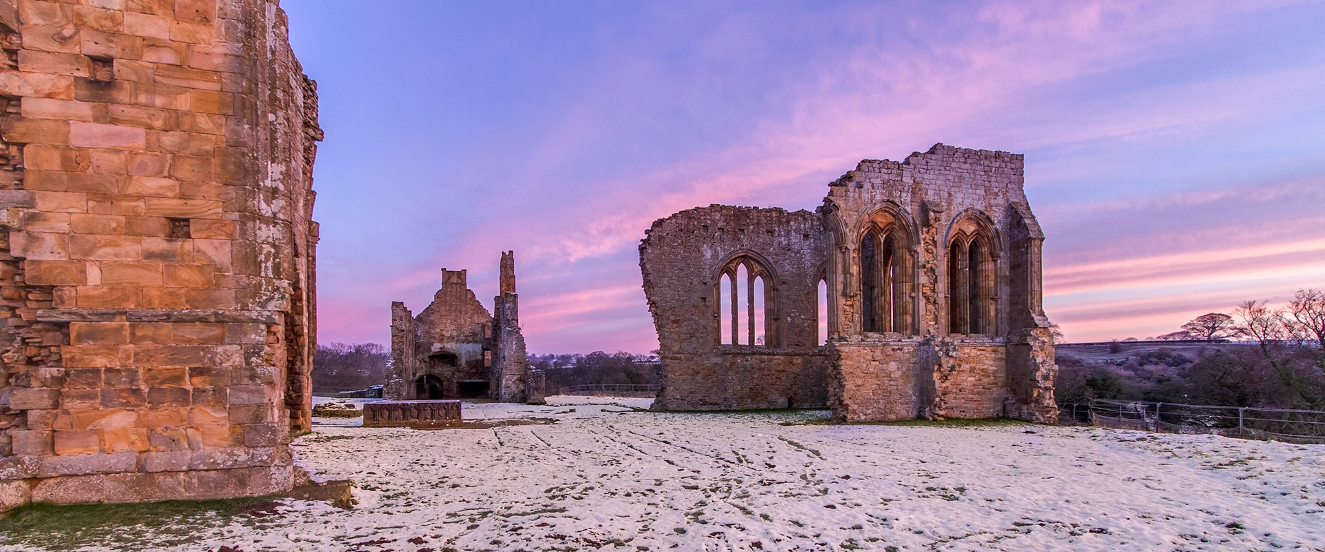 Egglestone Abbey, Winter IV: Early Morning