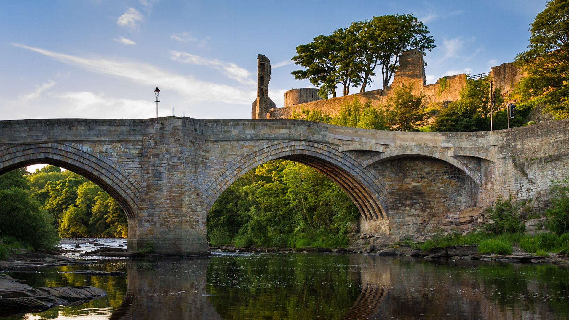 Castle and County Bridge I: Evening light