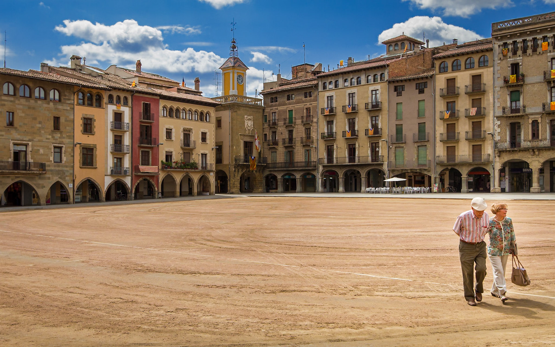 Placa Major, Vic, Catalonia