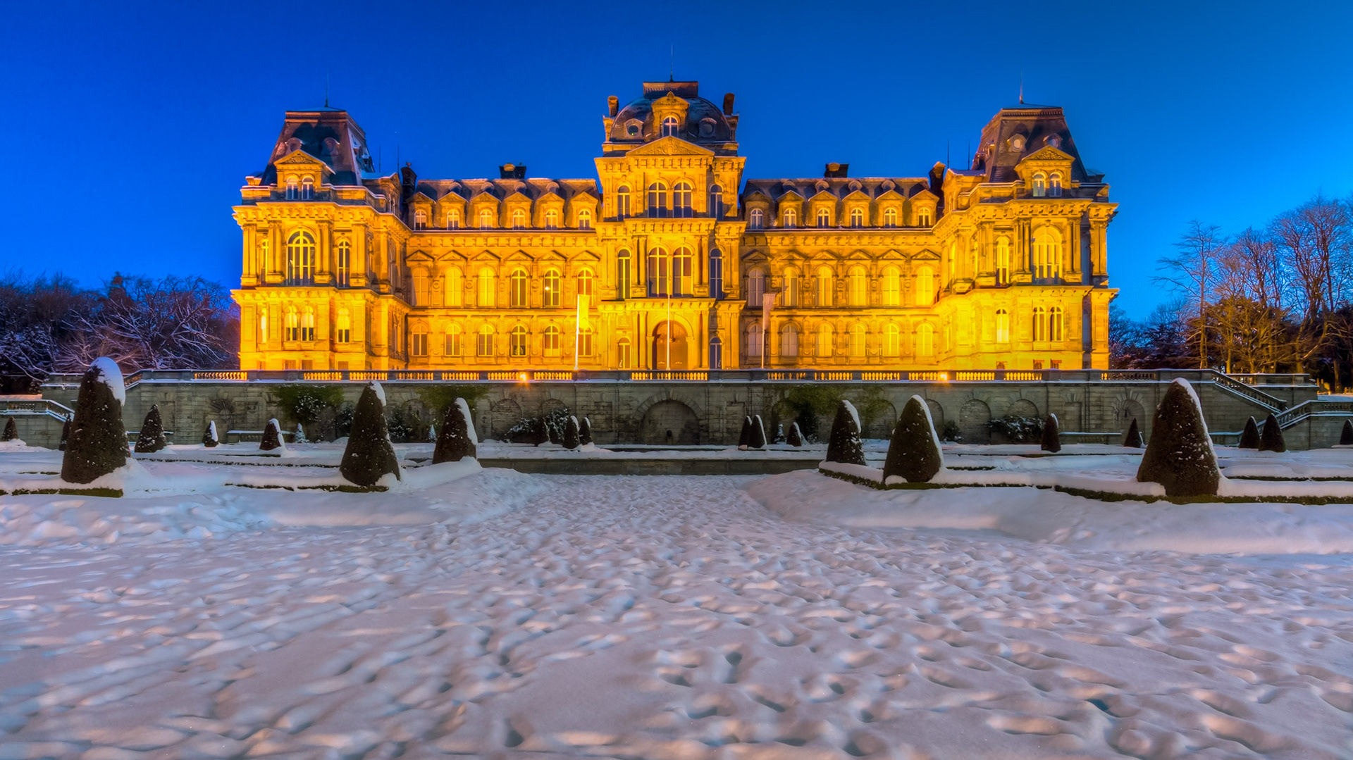 Bowes Museum, Winter IV: Early Morning