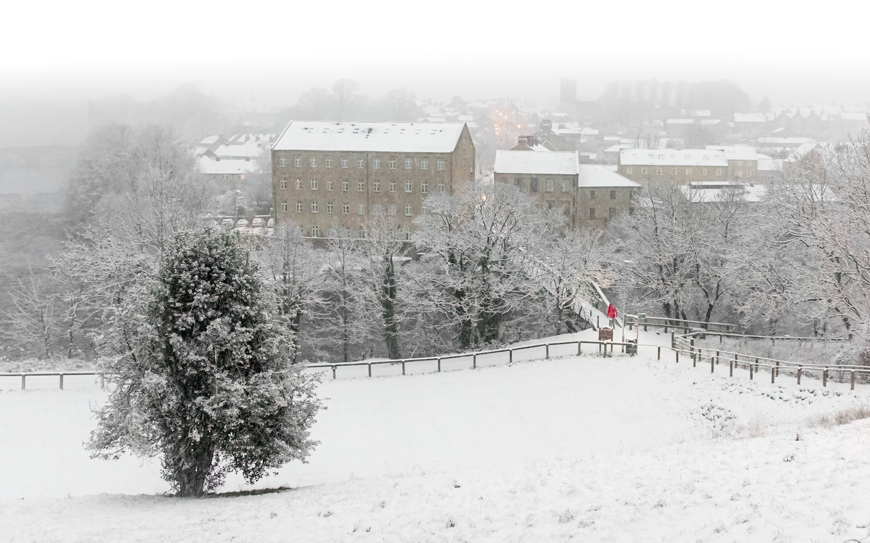 A winters morning: Barnard Castle