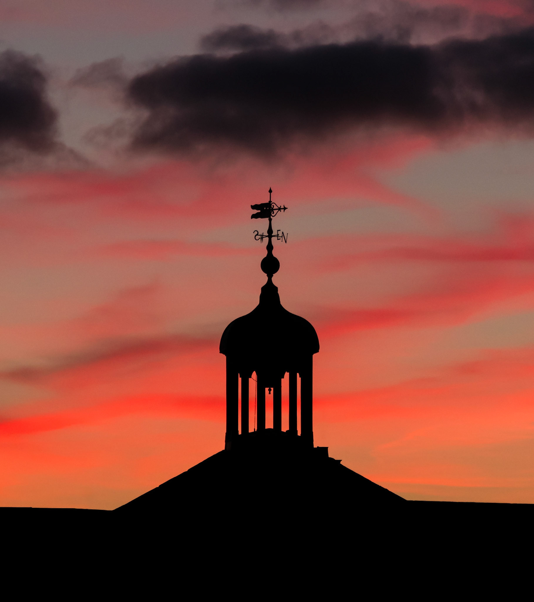 Butter Market: Silhouette at sunset