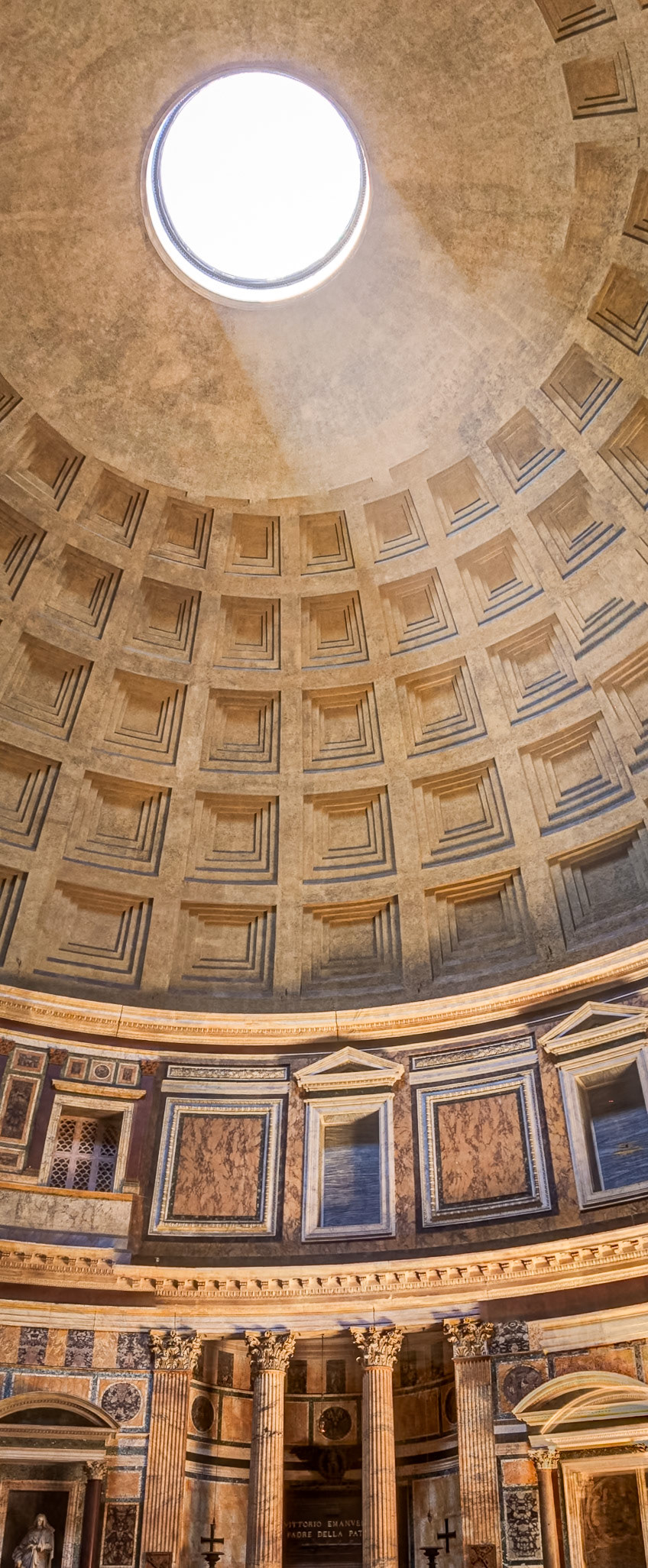 Inside the Pantheon in Rome