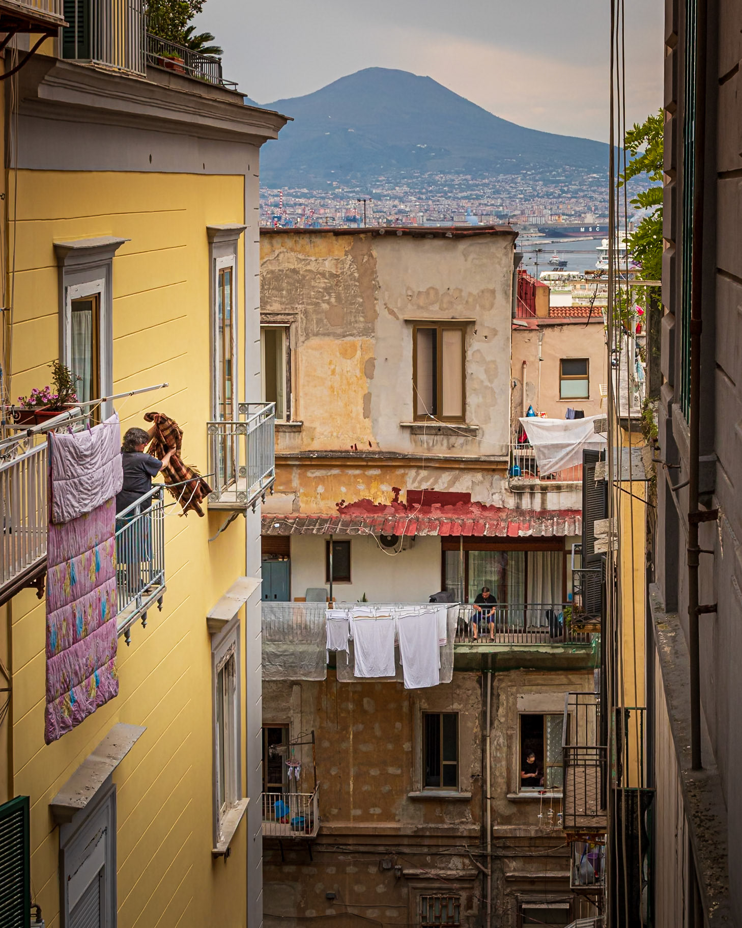 Naples: Back streets of Naples, Italy
