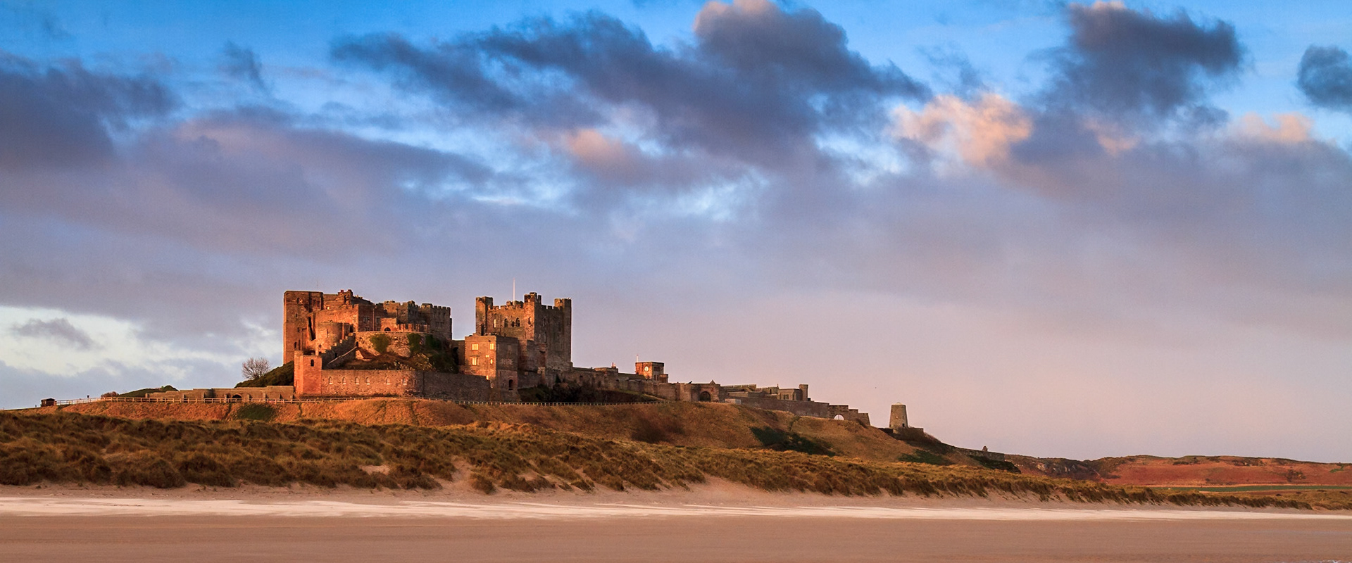 Bamburgh Castle taken at Sunrise