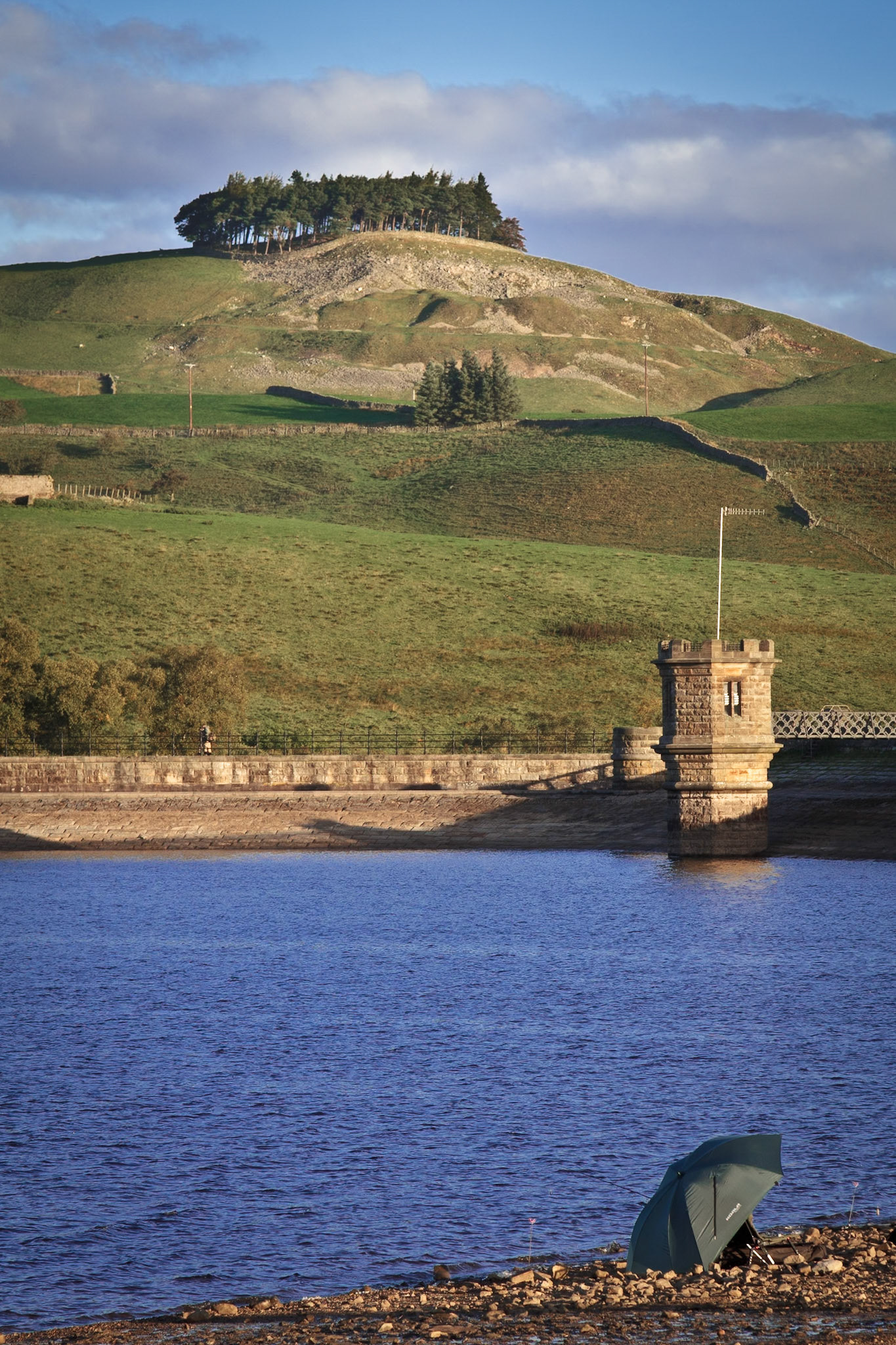 Kirk Carrion II: View of Kirk Carrion from Grassholme Reservoir