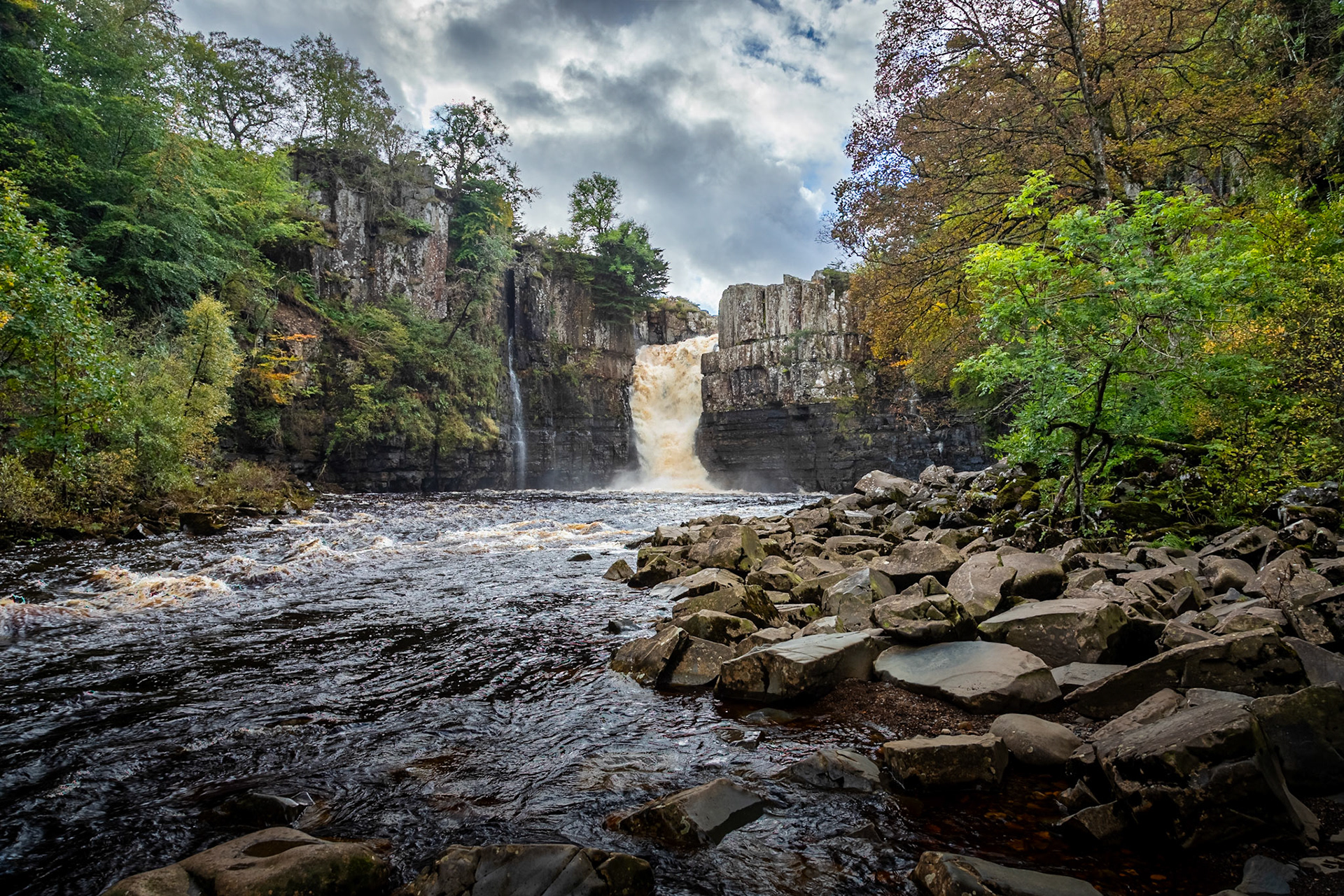 High Force Waterfall VI: High Force is the most majestic of the waterfalls on the River Tees