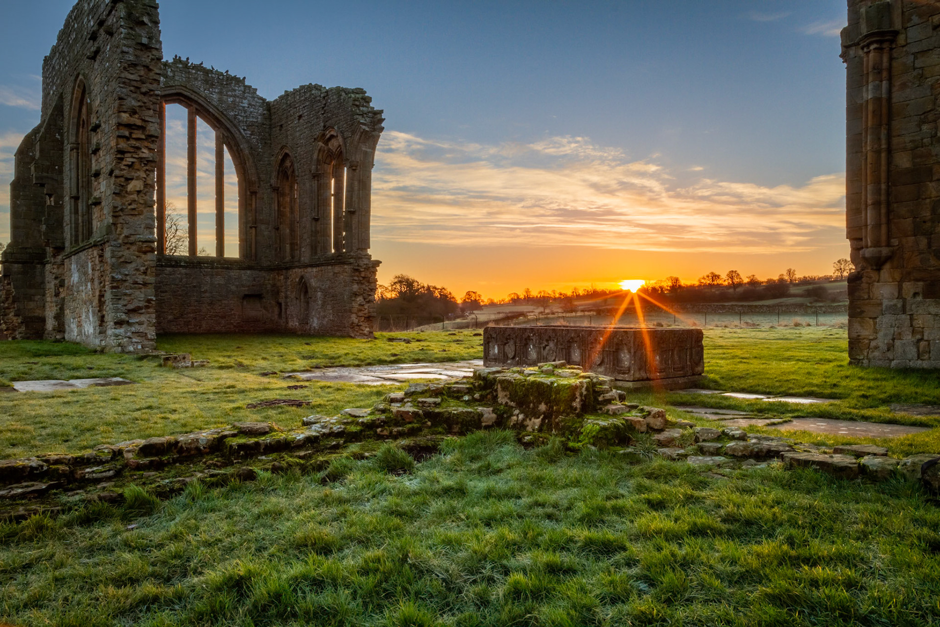 Egglestone Abbey Sunrise II: Early Morning