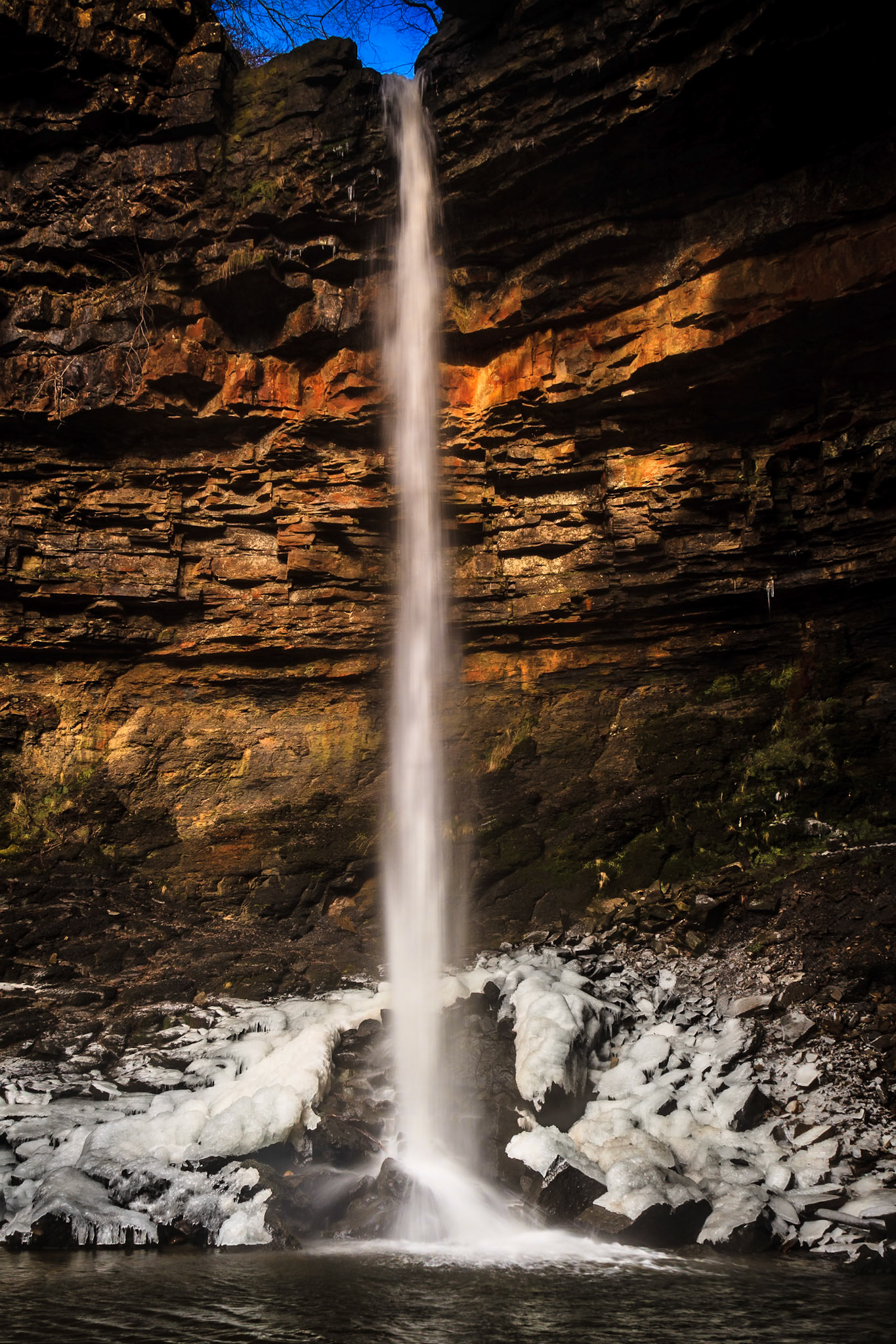 Hardraw Falls, near Hawes in Yorkshire