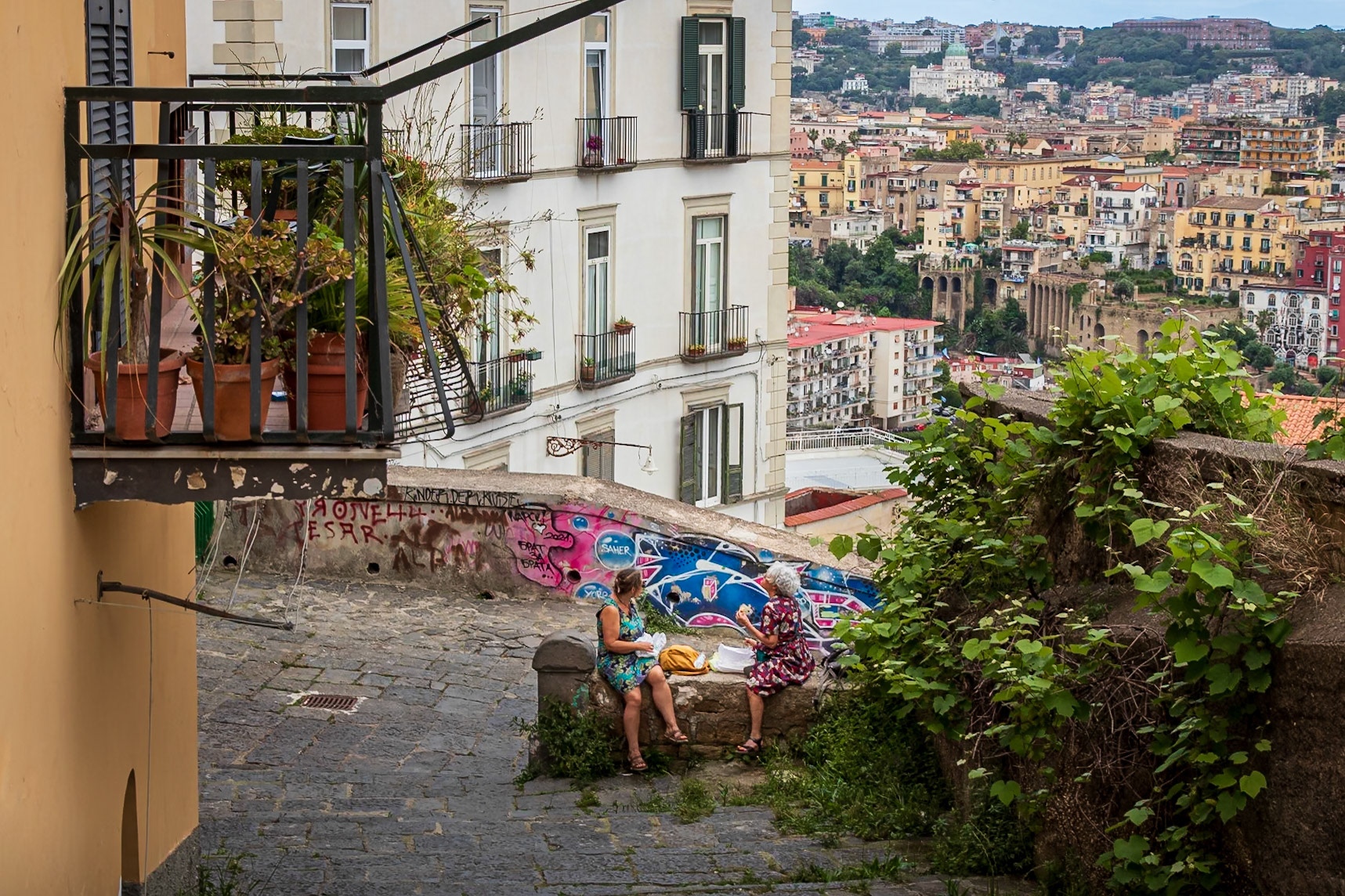 Having lunch, Naples, Italy
