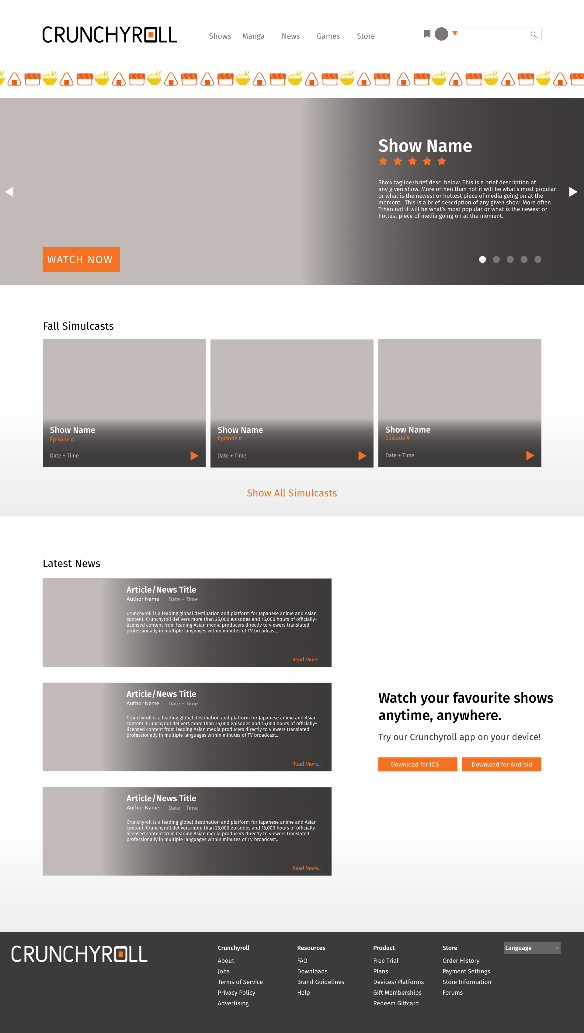 Homepage