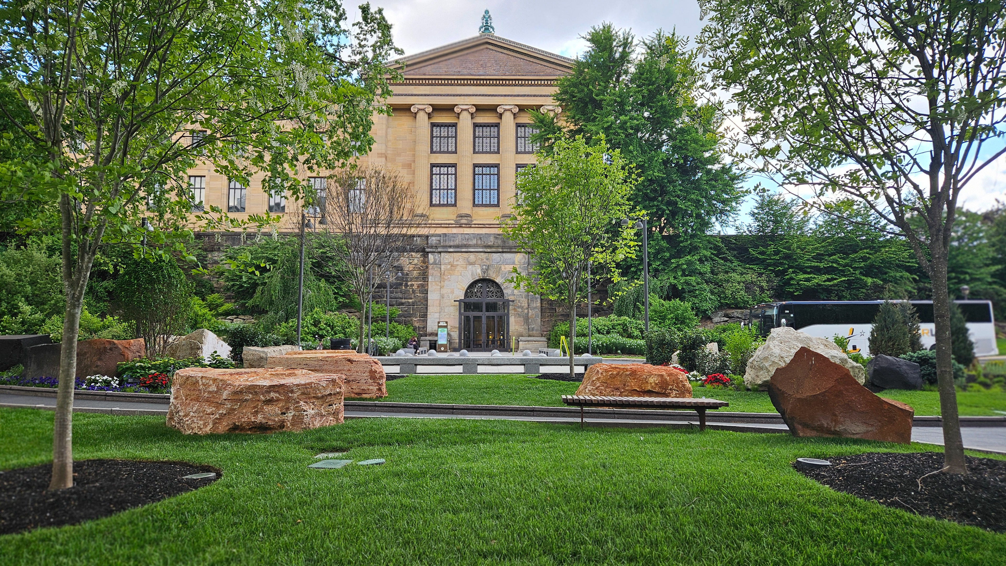 Lawn area Armenian Heritage Walk