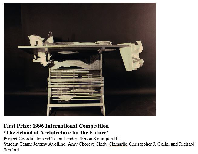 Selected as book cover of ‘Schools of Architecture’ -no 2nd or 3rd prizes awarded