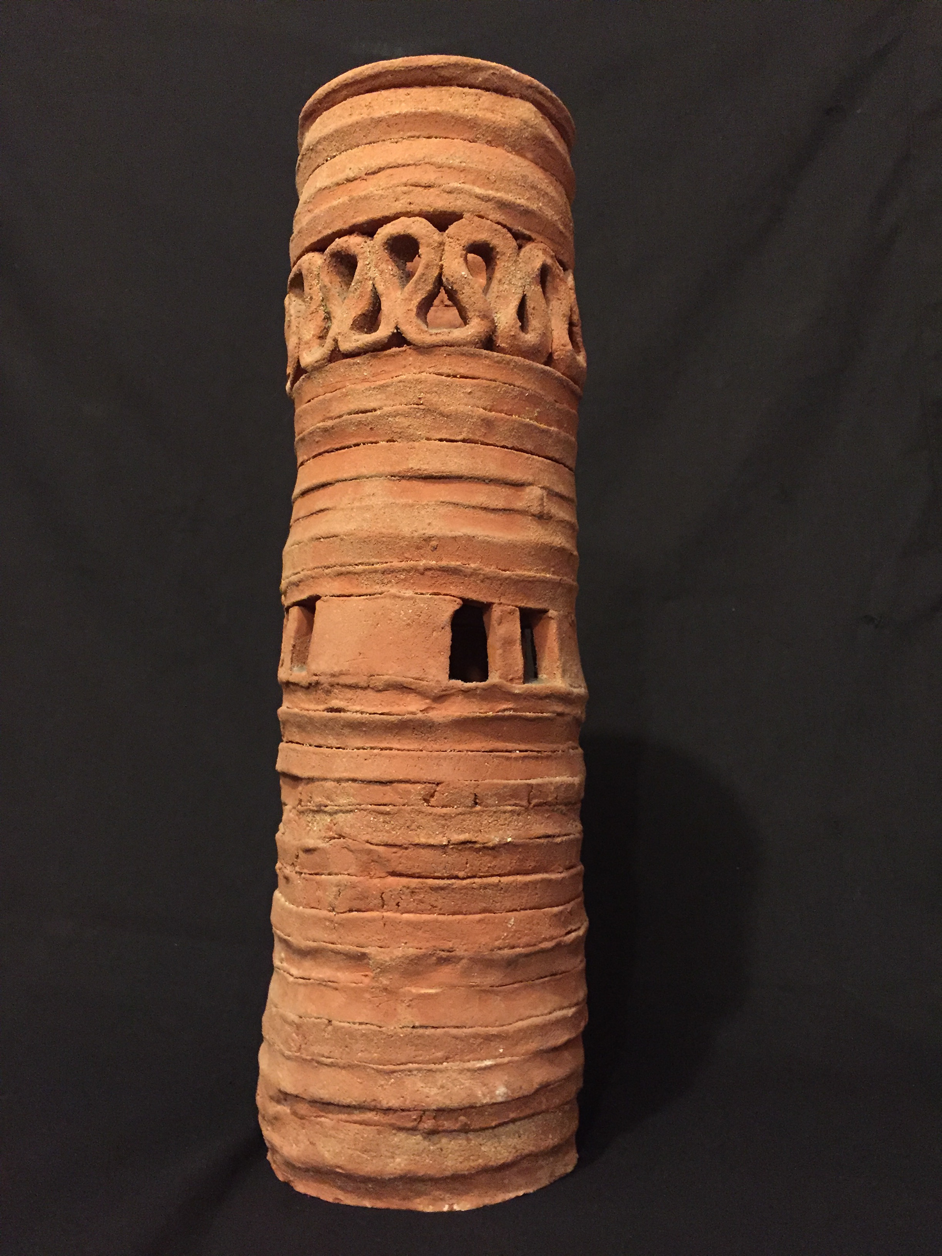 21"ht. coil Vase: sold