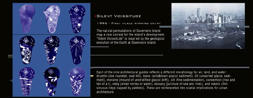 1st Prize competition entry -Governors Island New York