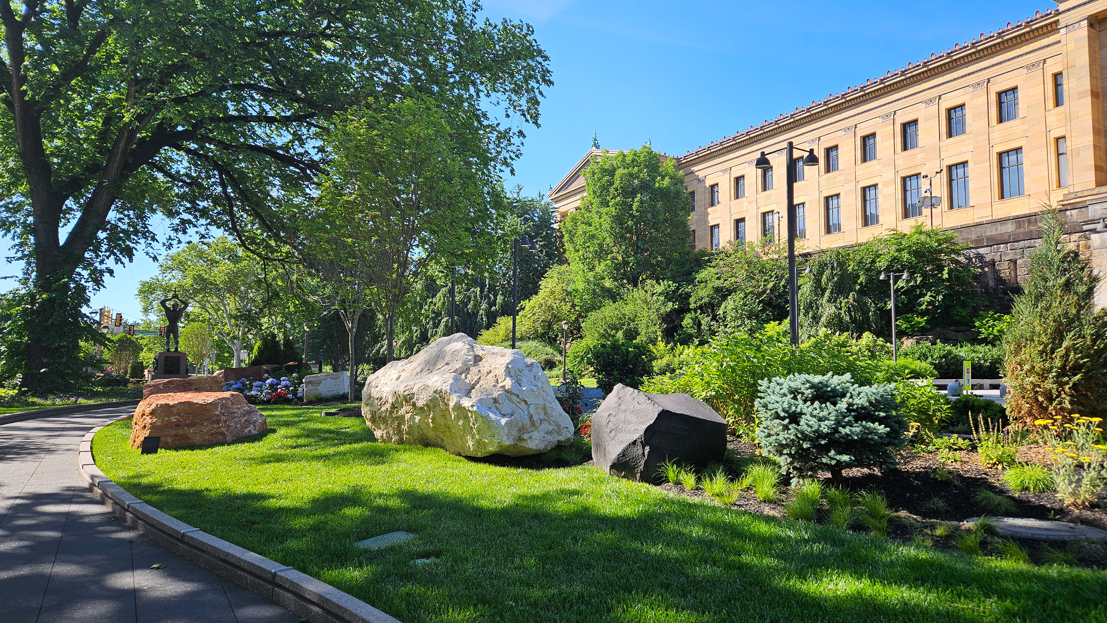 Lawn area Armenian Heritage Walk