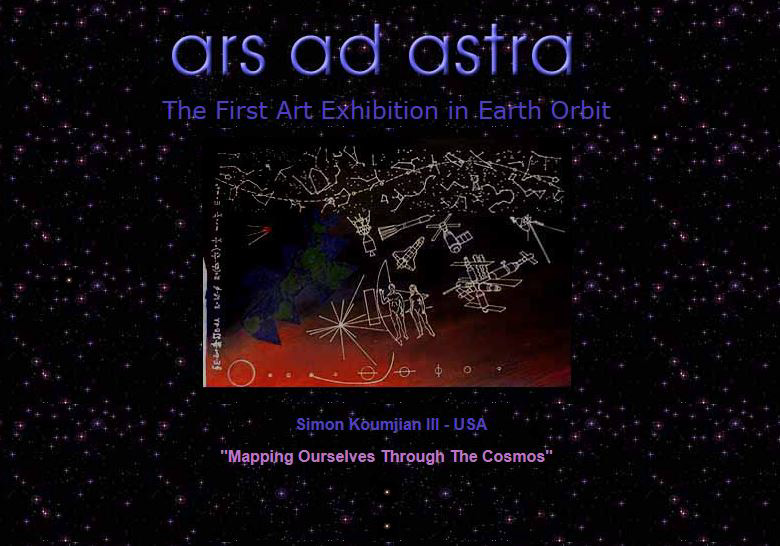 Art Exhibit in Space:painting by Simon Koumjian III