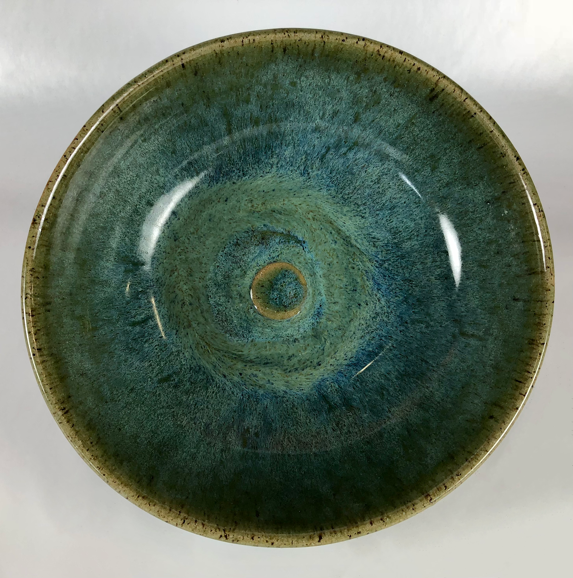 August 8, 2018; Glazed Ceramic Bowl.