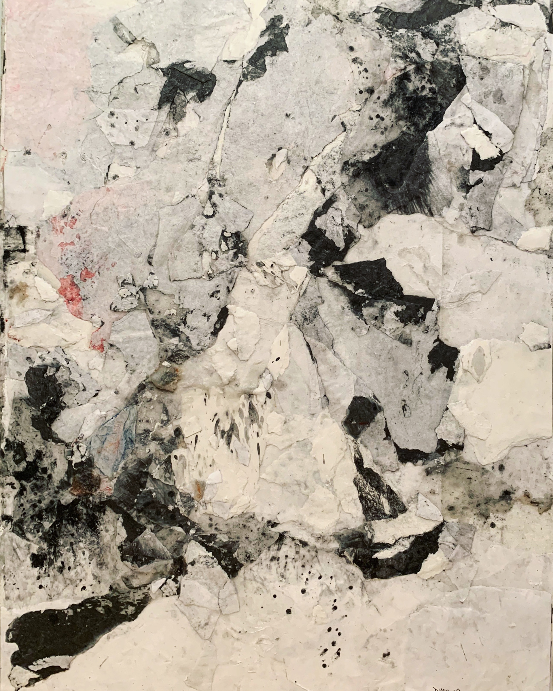 11" x 14" mixed media on board