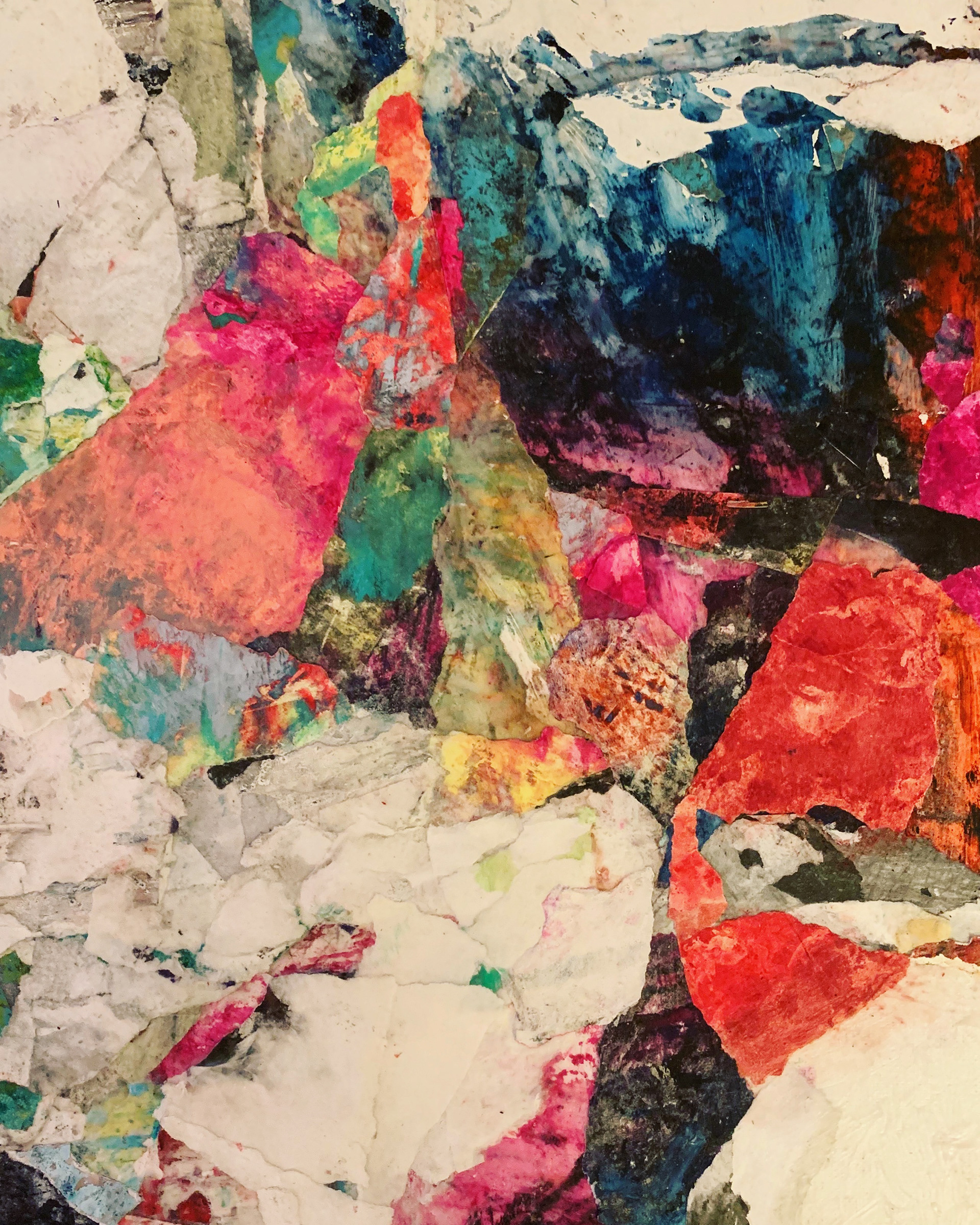 11" x 14" mixed media on board