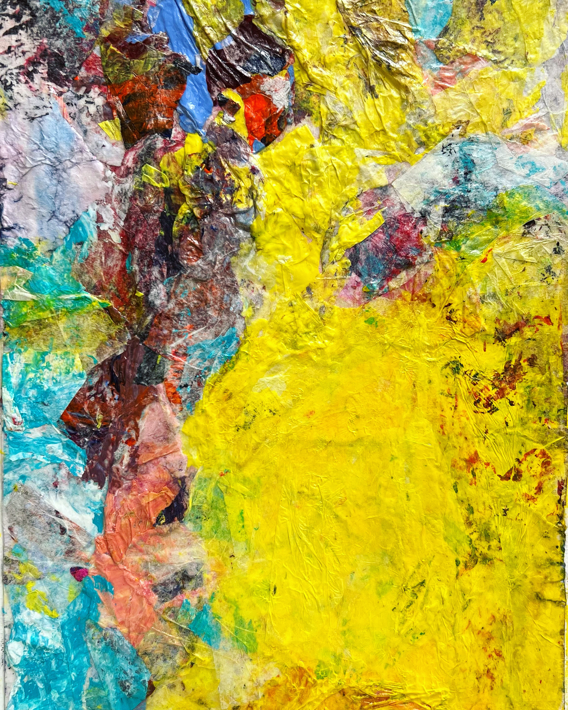 9" x 12" mixed media on board