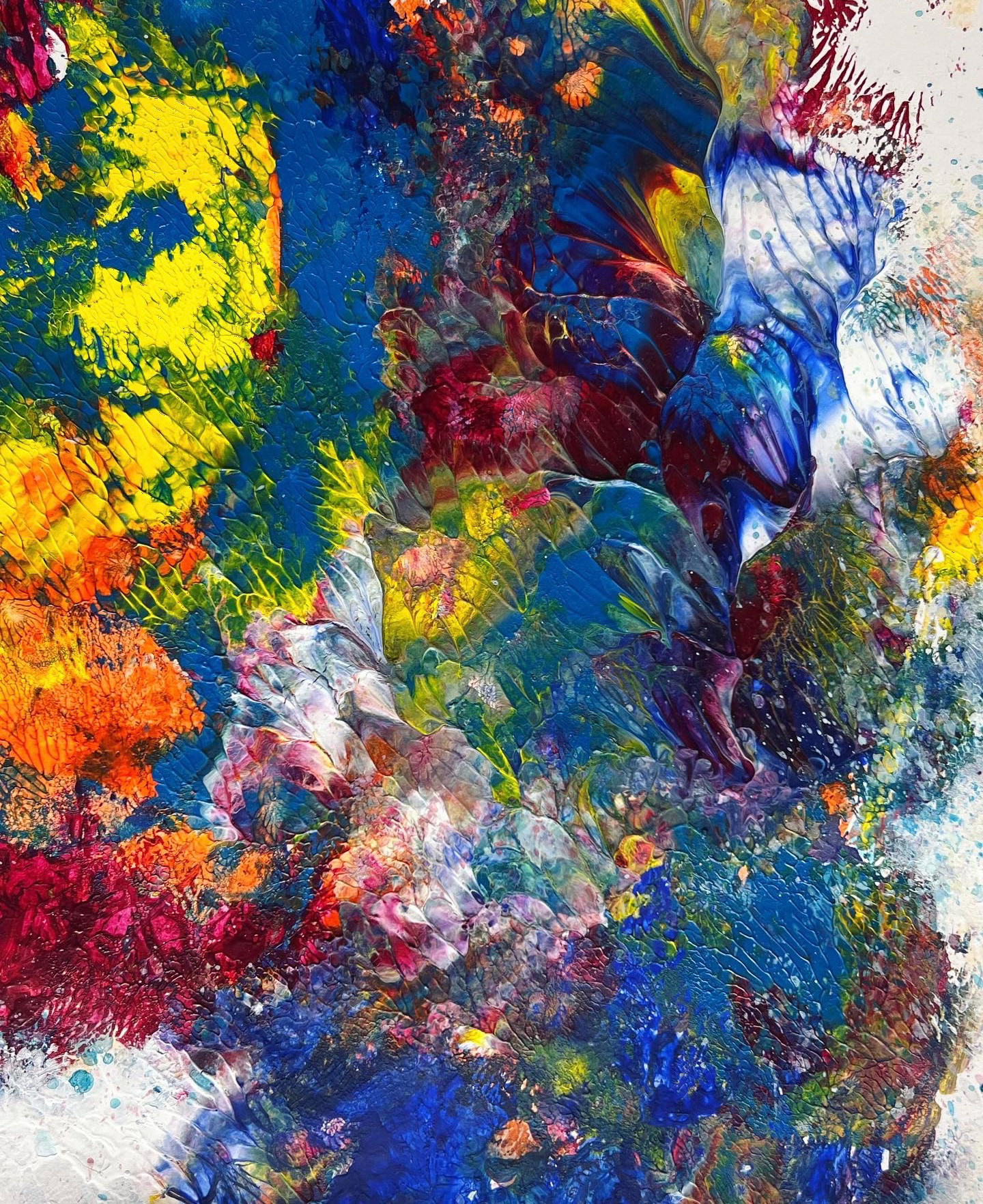 11" x 14" Acrylic on paper