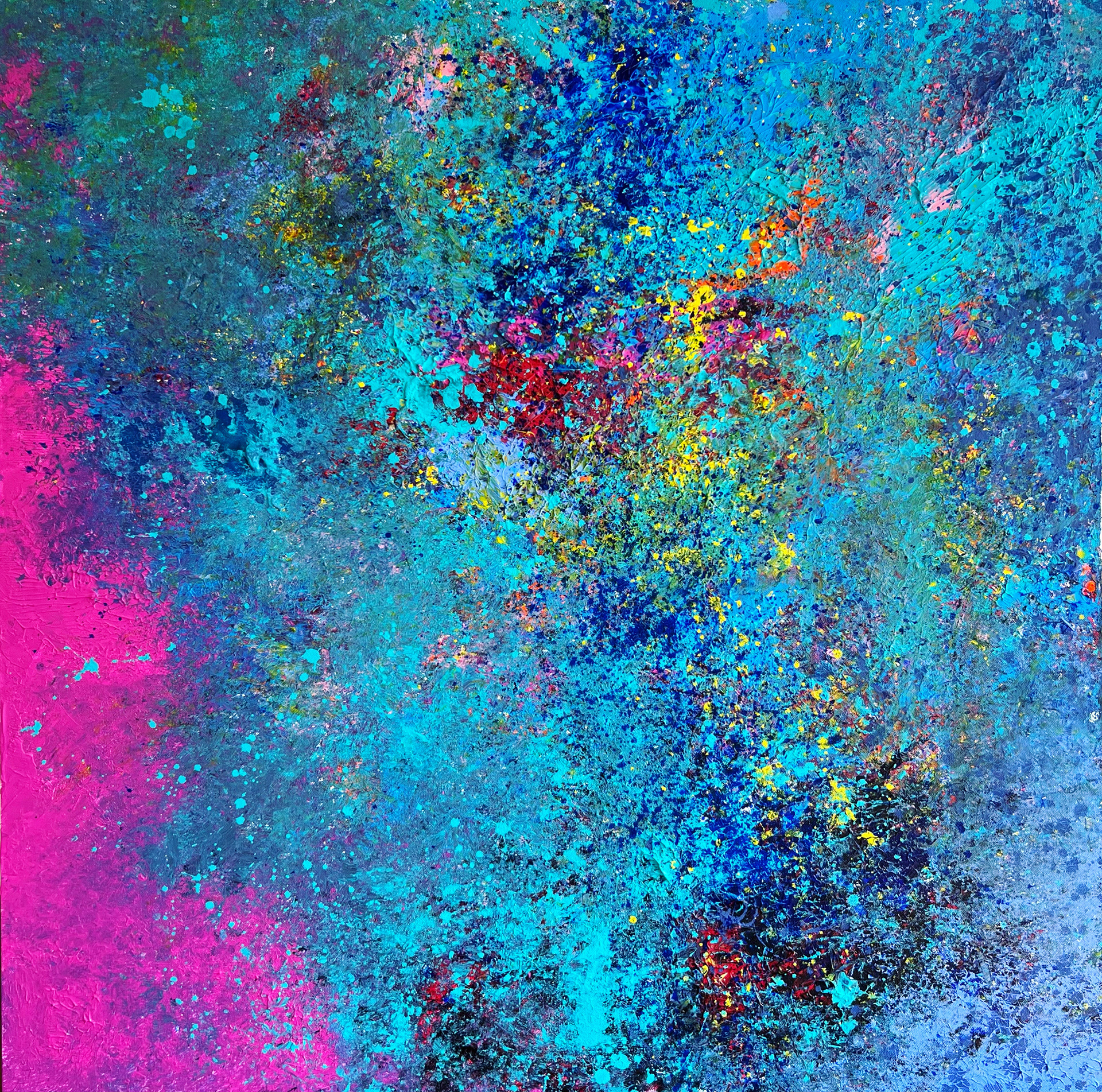 36" x 36" Acrylic on canvas