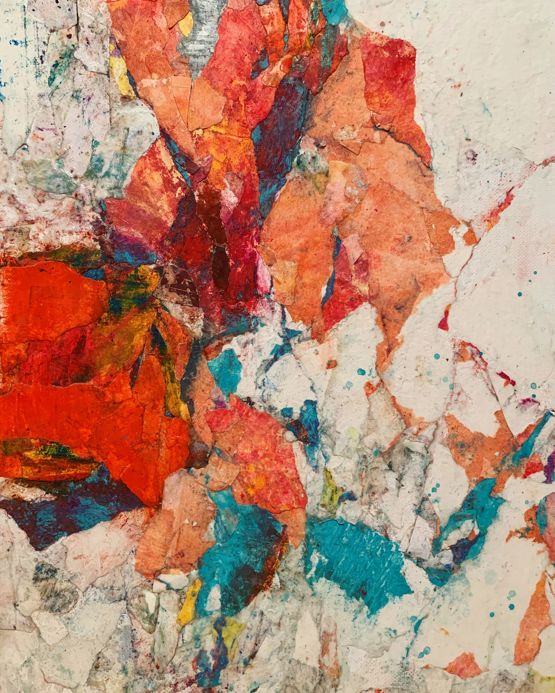 11" x 14" mixed media on board