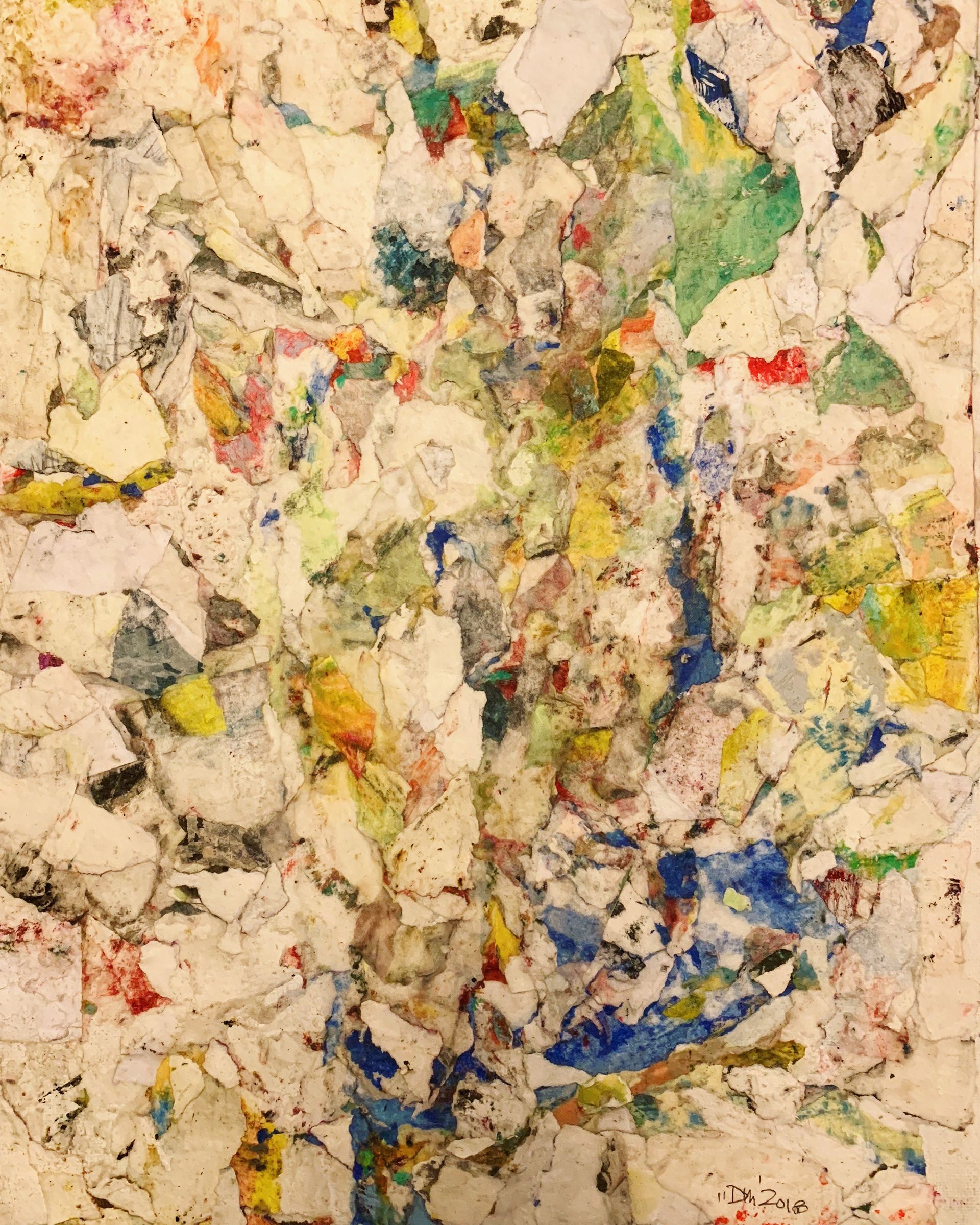 11" x 14" mixed media on board