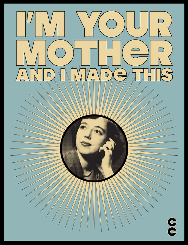 Mom asked me to design something for her to needlepoint for me