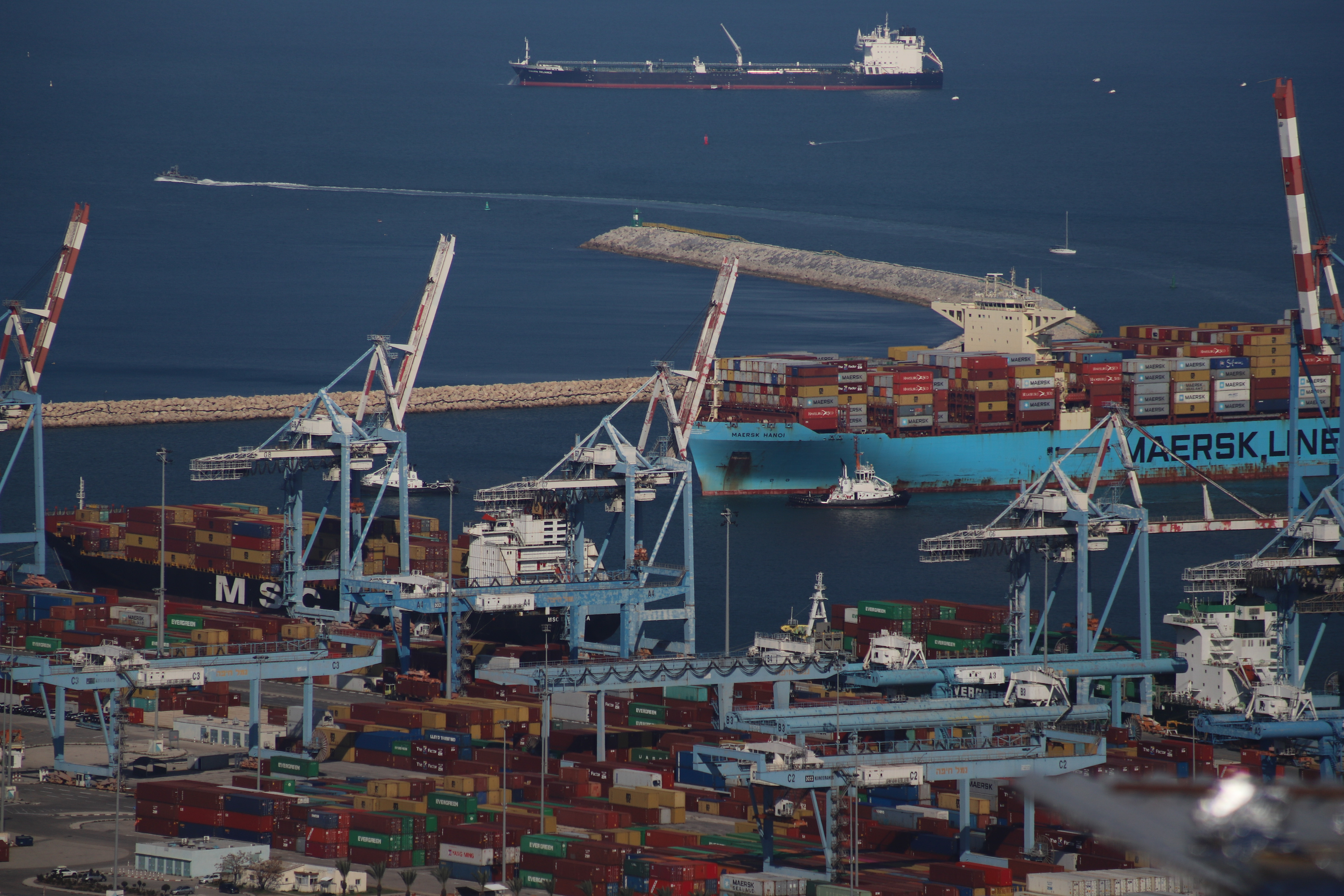Maersk and MSC shipping giants